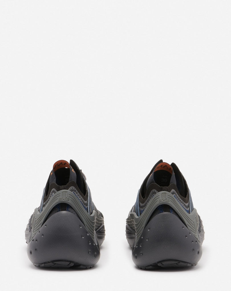 LANVIN MEN'S BLUE LOW-TOP SNEAKERS