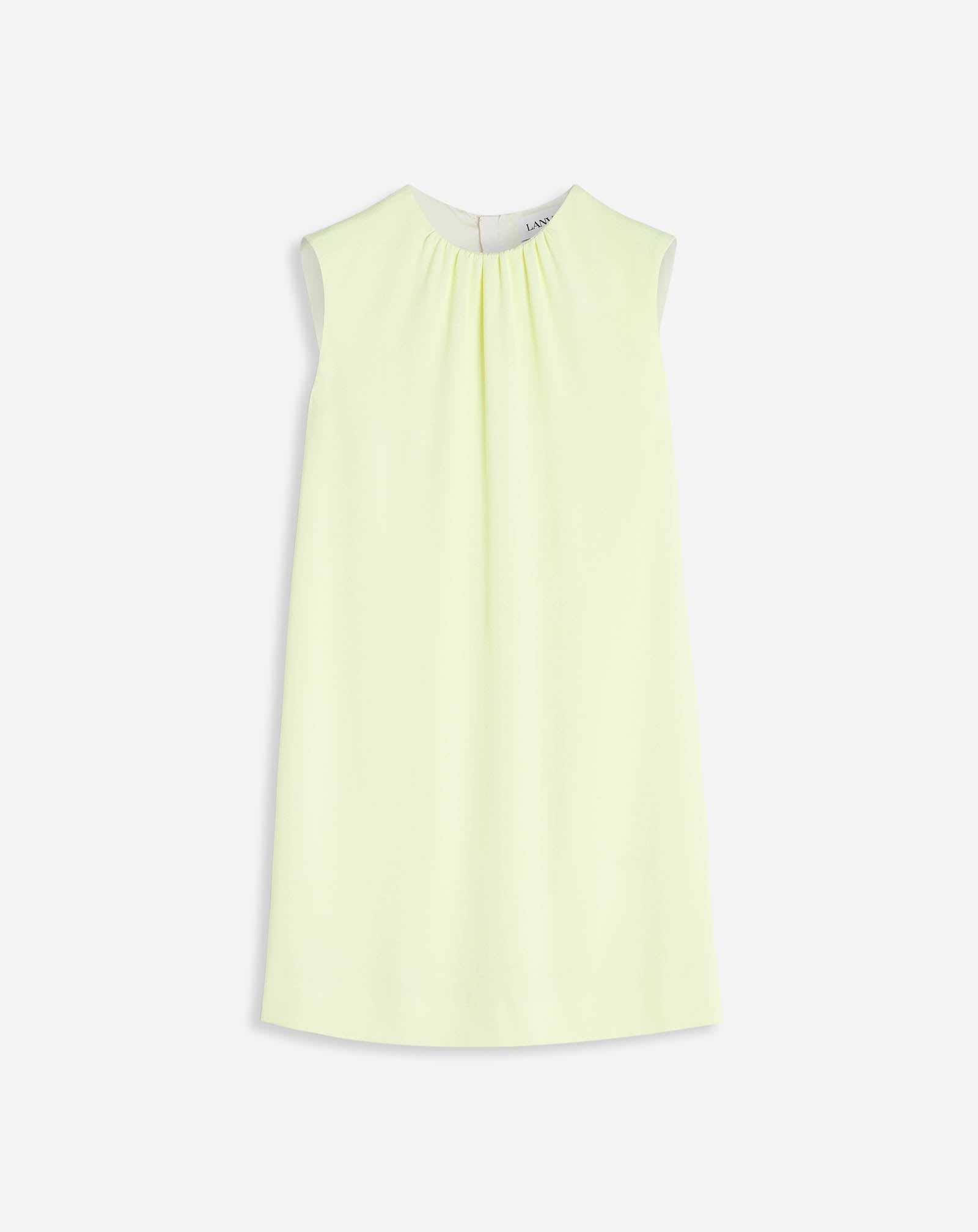 LANVIN WOMEN'S CITRON GATHERED NECK MINI DRESS
