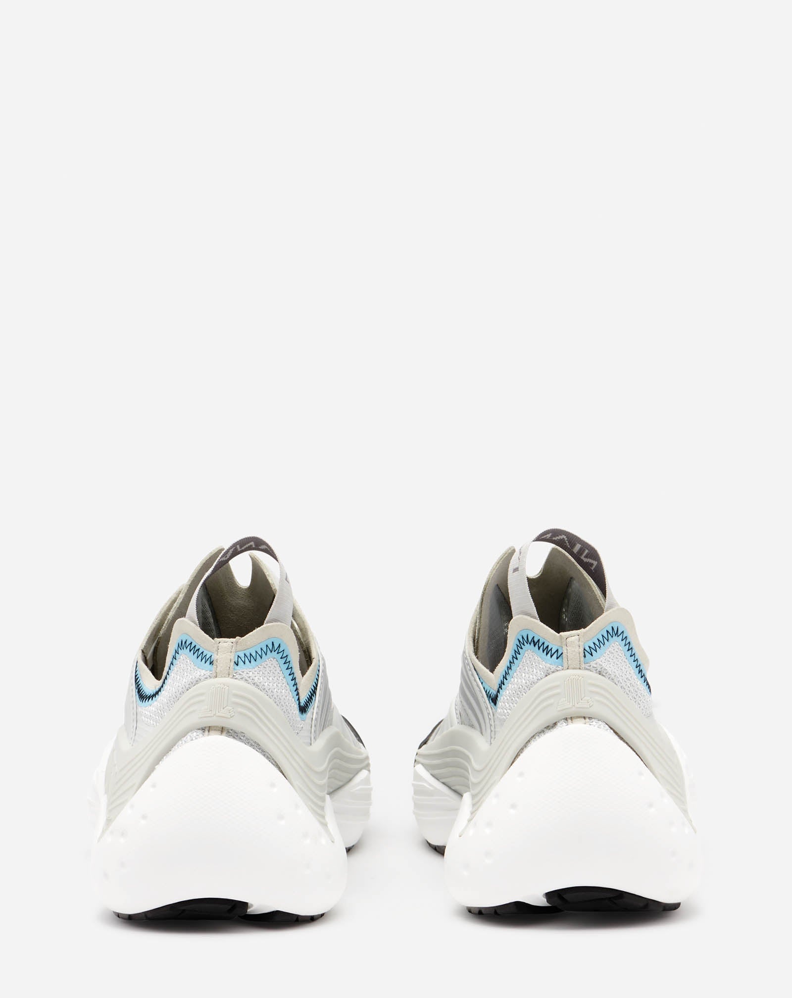 LANVIN MEN'S GRAY LOW-TOP SNEAKERS WITH TEXTURED DETAILS
