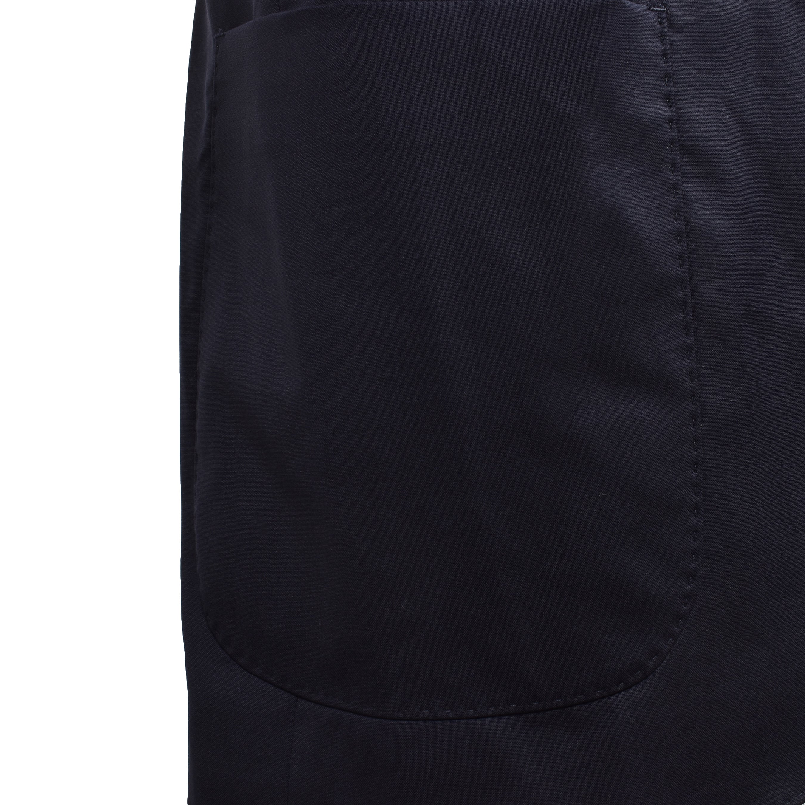 PESERICO MEN'S NAVY LINEN THREE-BUTTON BLAZER