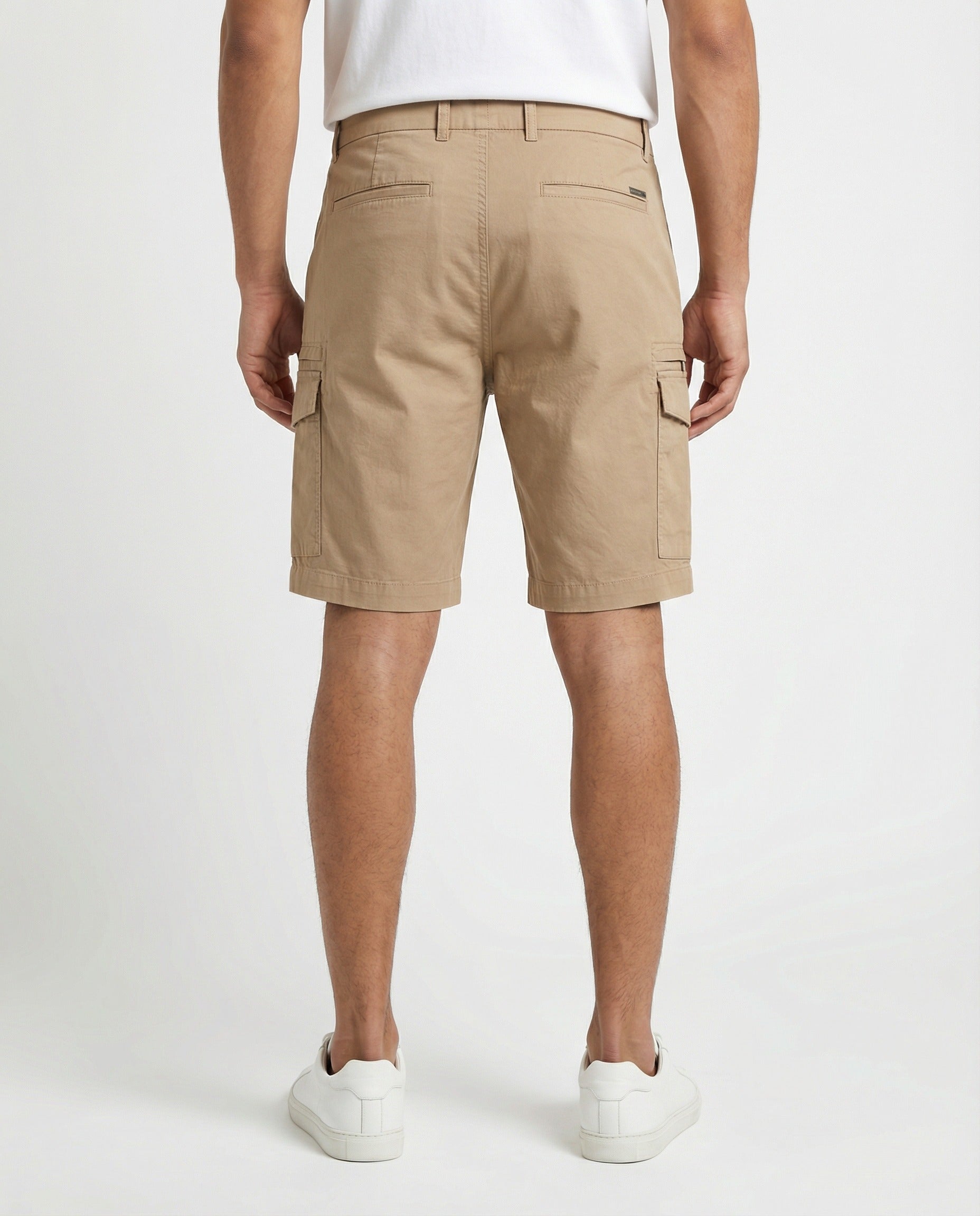 PESERICO MEN'S SAND CARGO TAILORED SHORTS