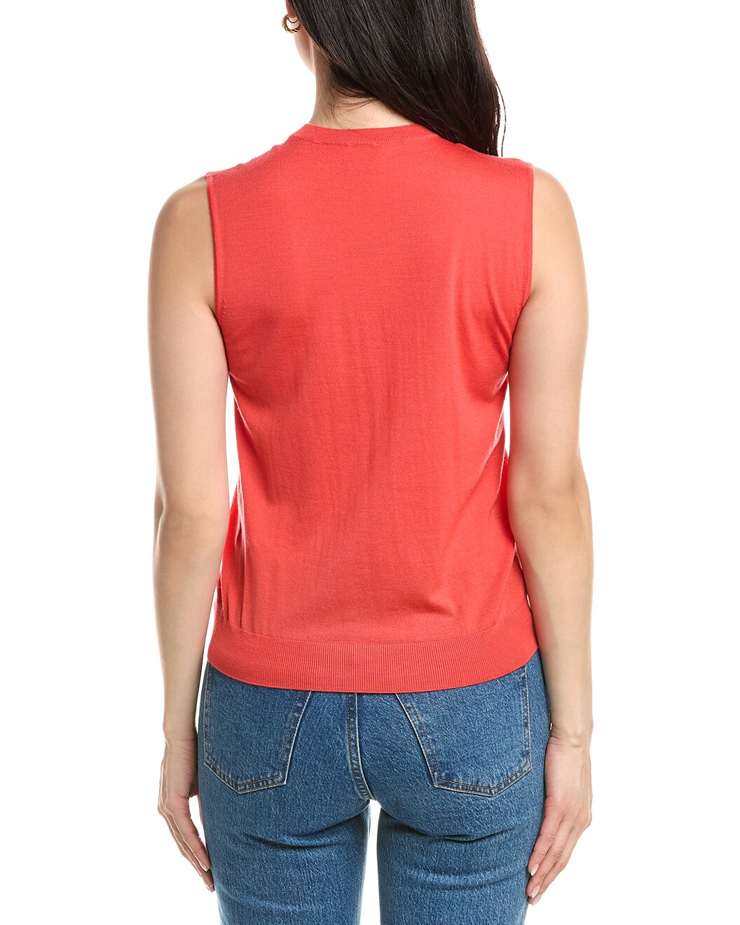 ELEVENTY WOMEN'S CORAL SLEEVELESS KNIT TOP
