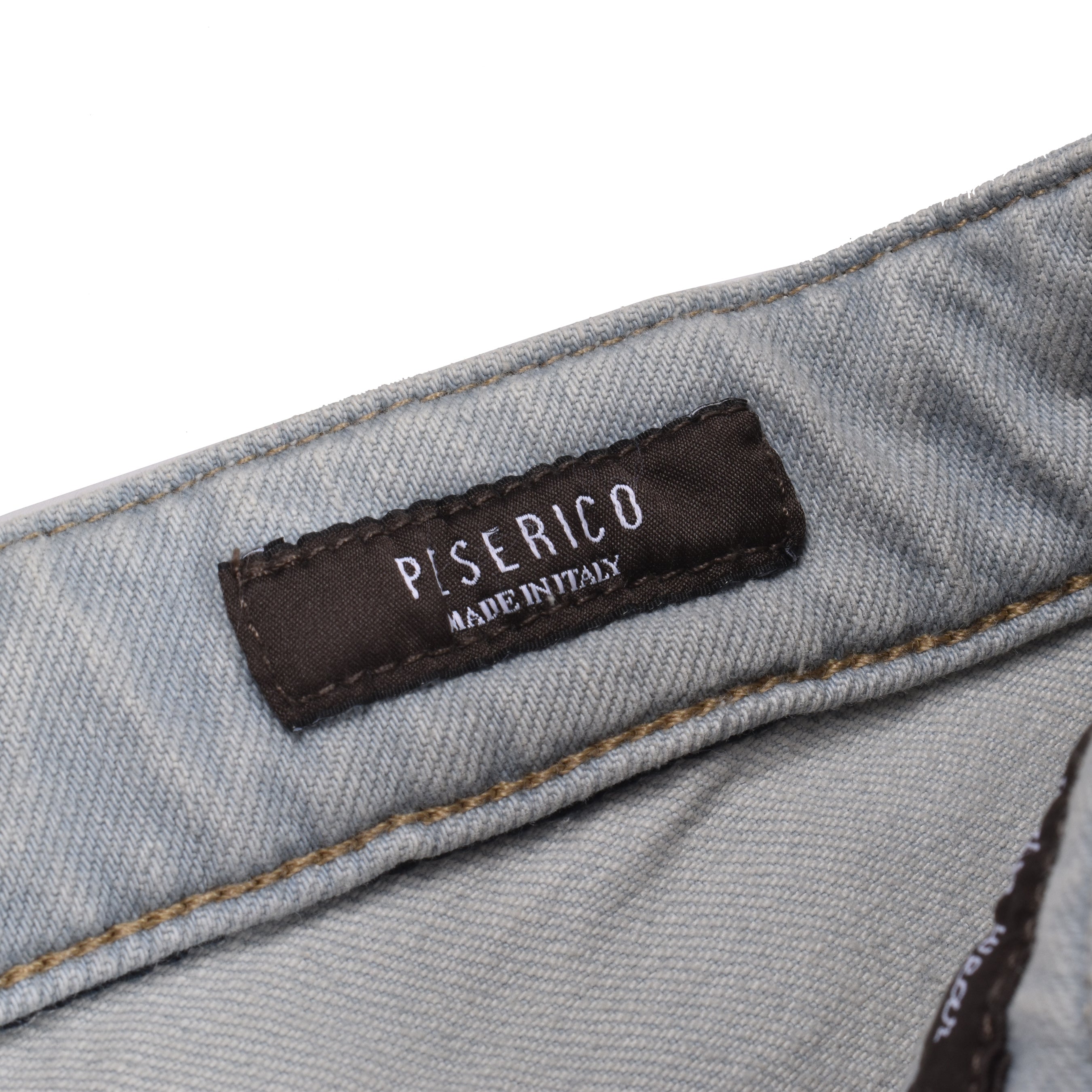 PESERICO MEN'S LIGHT BLUE DENIM JEANS