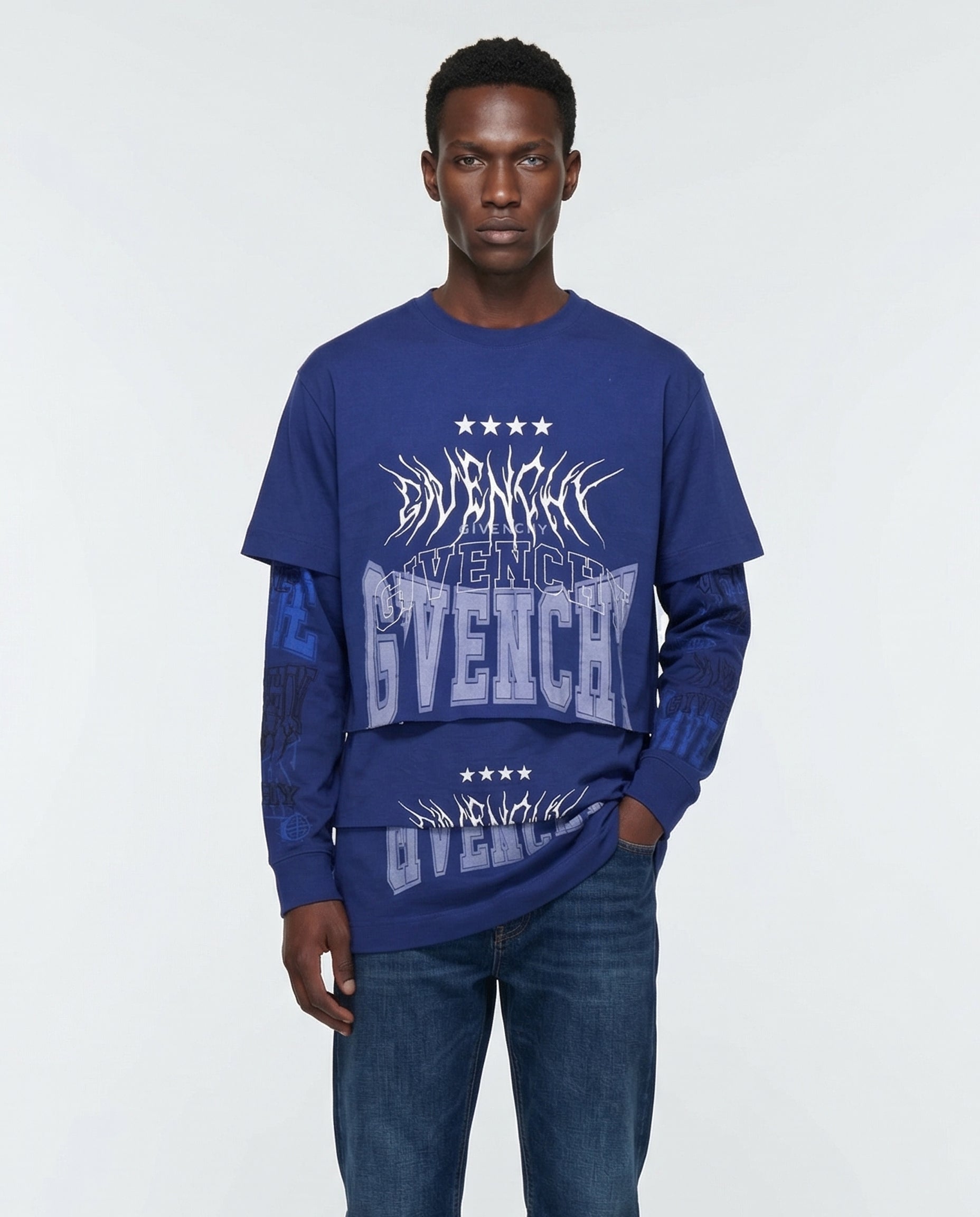 GIVENCHY MEN'S ALL-IN-ONE T-SHIRT BALACLAVA NWT