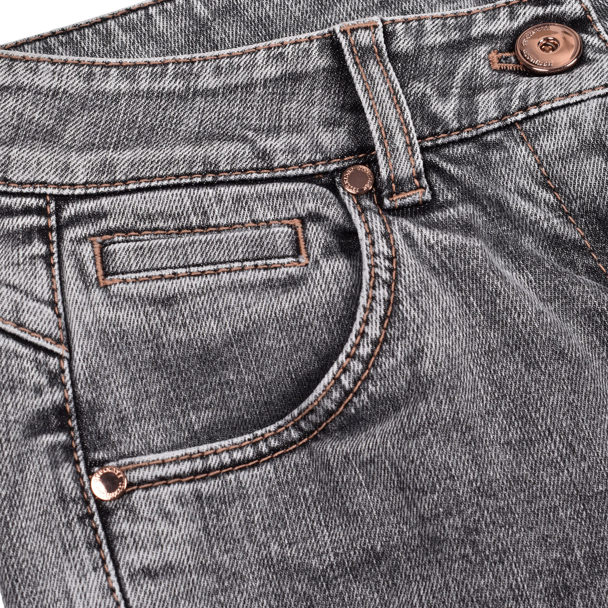 BRUNELLO CUCINELLI WOMEN'S GREY SKINNY FIT JEANS