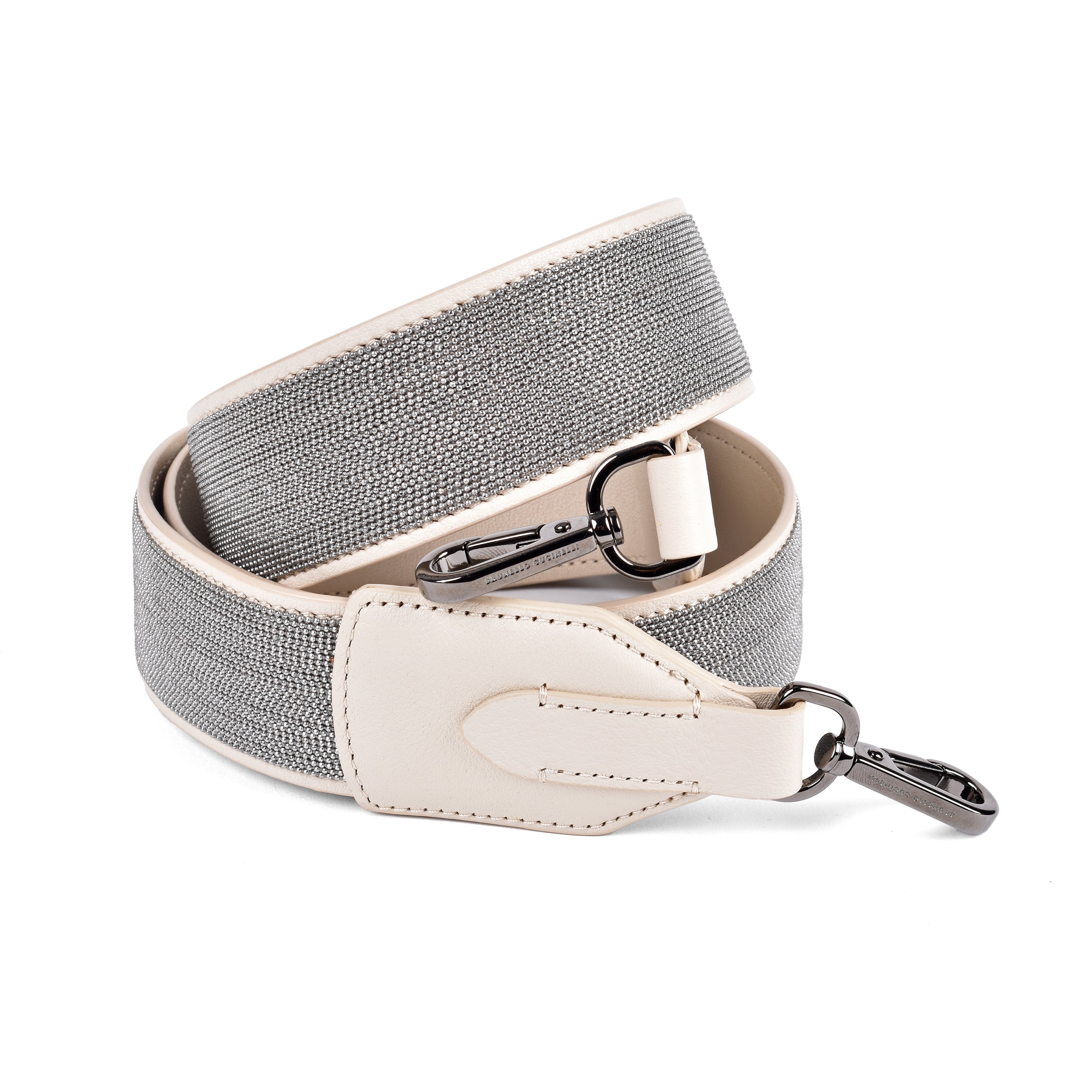 BRUNELLO CUCINELLI WOMEN'S BEIGE LEATHER SHOULDER STRAP BAG