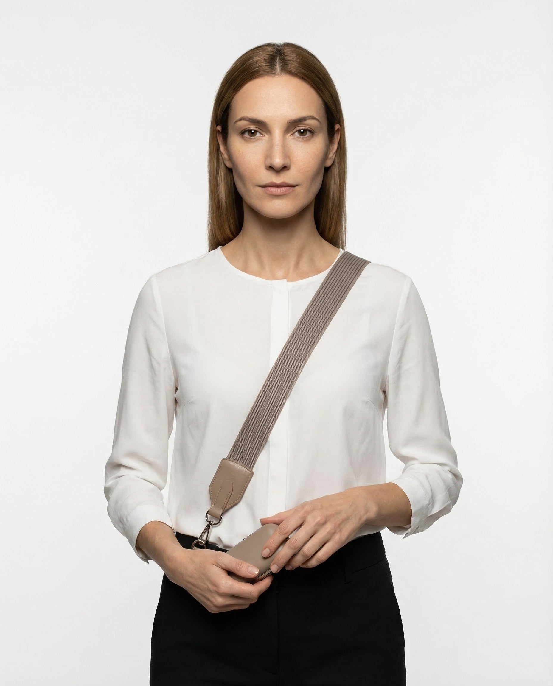 BRUNELLO CUCINELLI WOMEN'S BEIGE MONILI BEAD SHOULDER STRAP