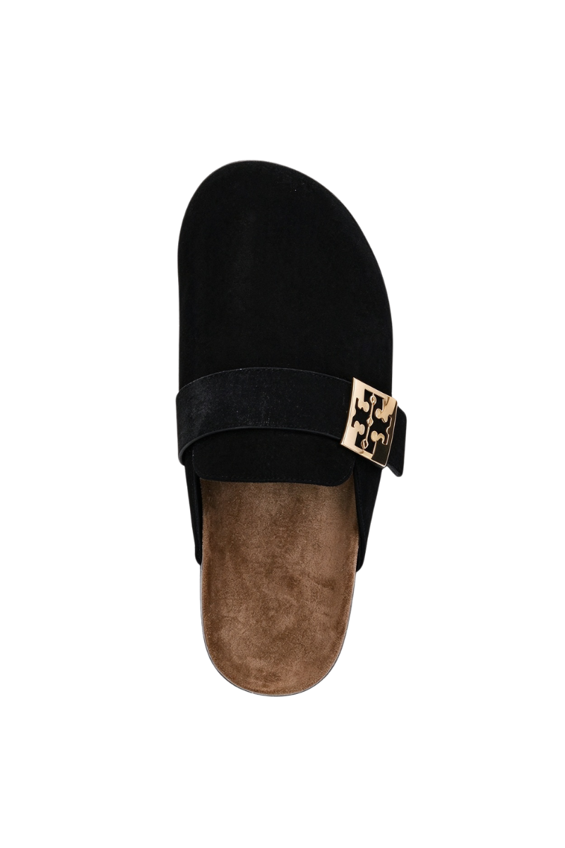 Tory Burch Mellow Mule Slippers Perfect Black/Gold 154446006
