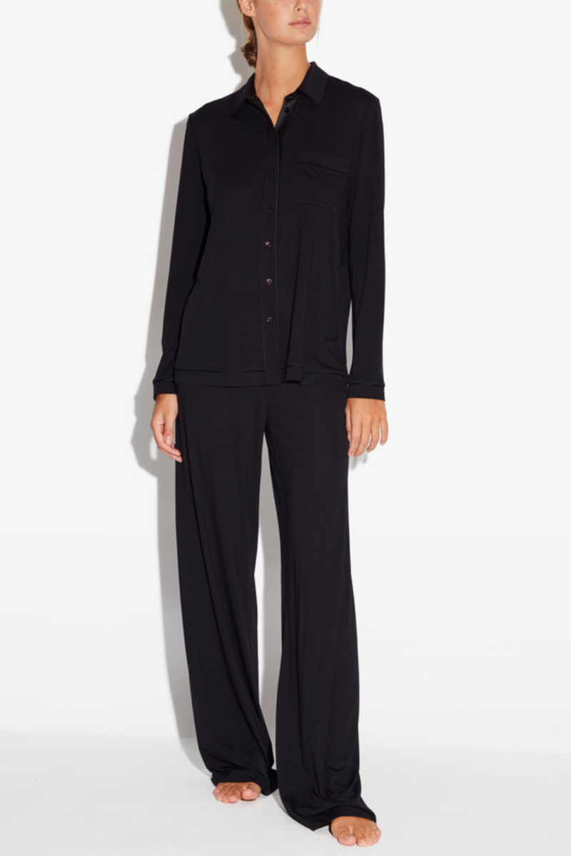 La Perla Midnight Botanica Pyjamas in Onyx