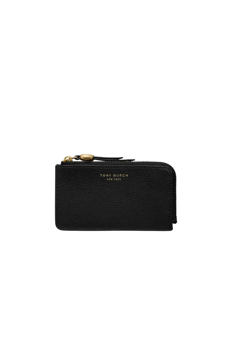 Tory Burch Romy Zip Card Case Black 178970-001