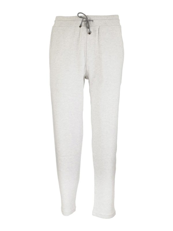 BRUNELLO CUCINELLI MEN'S PEARL TAILORED JOGGER TROUSERS
