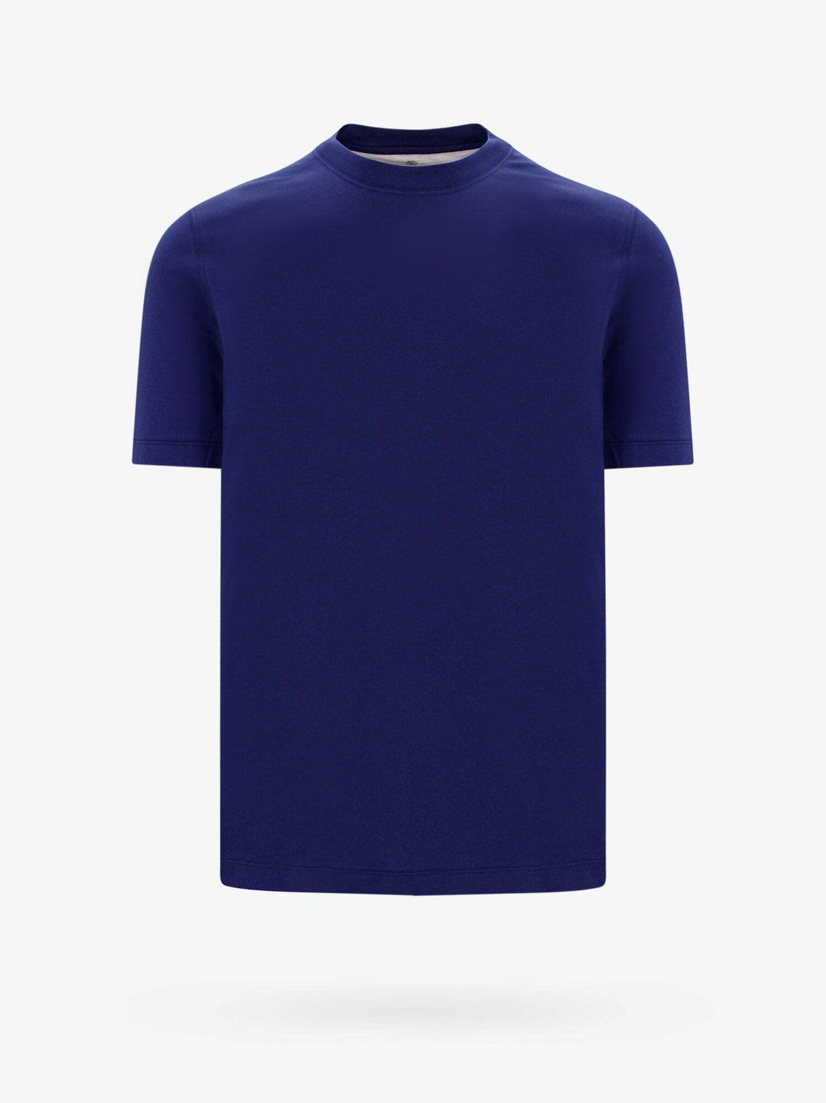 BRUNELLO CUCINELLI MEN'S NAVY CREW NECK T-SHIRT