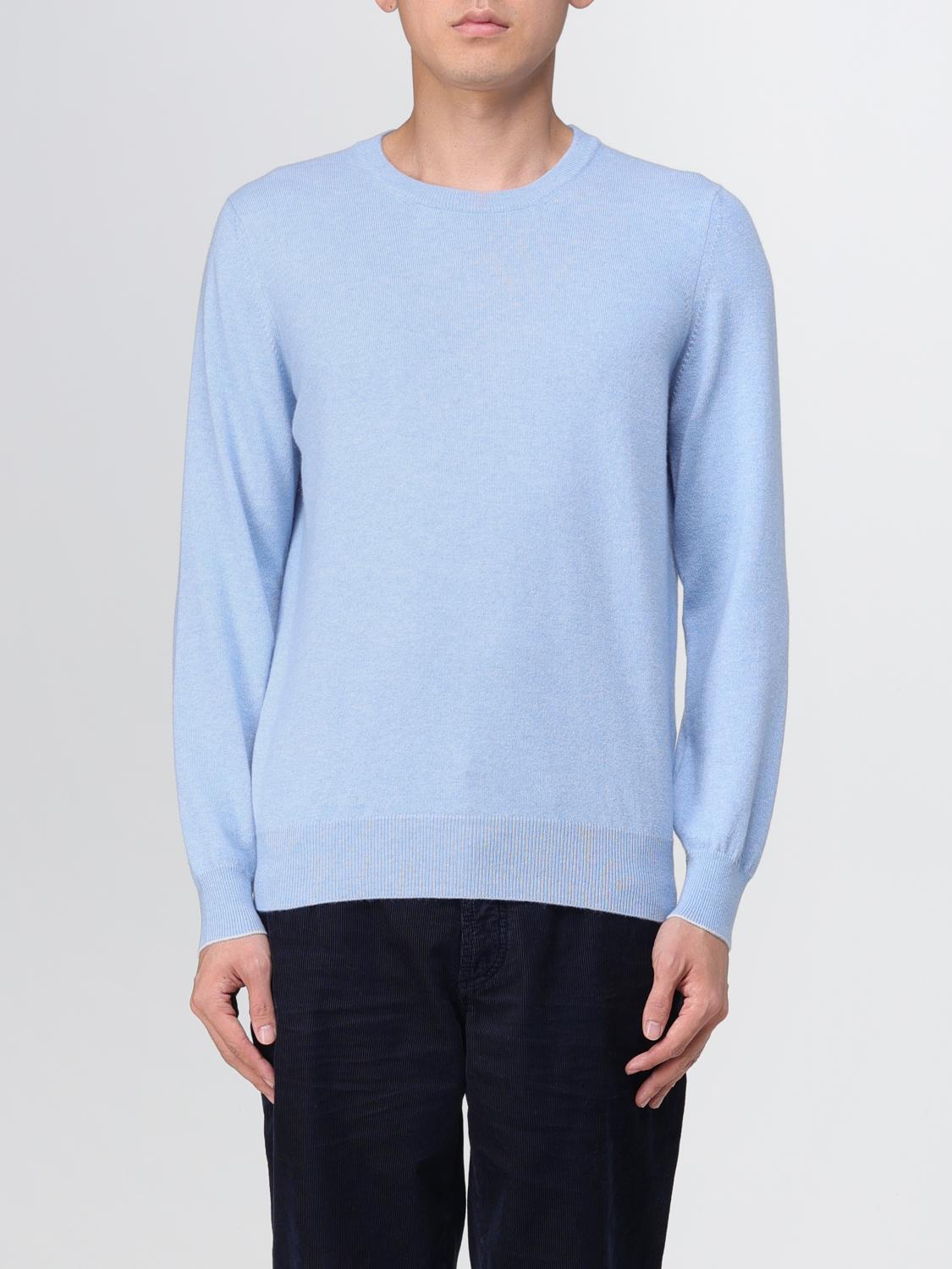 BRUNELLO CUCINELLI MEN'S GLACIER CASHMERE CREWNECK SWEATER