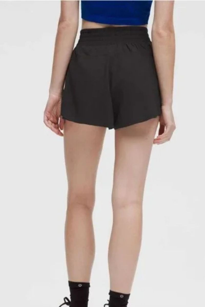 Lululemon Shake It Out High-Rise Run Short 2.5" _ Black