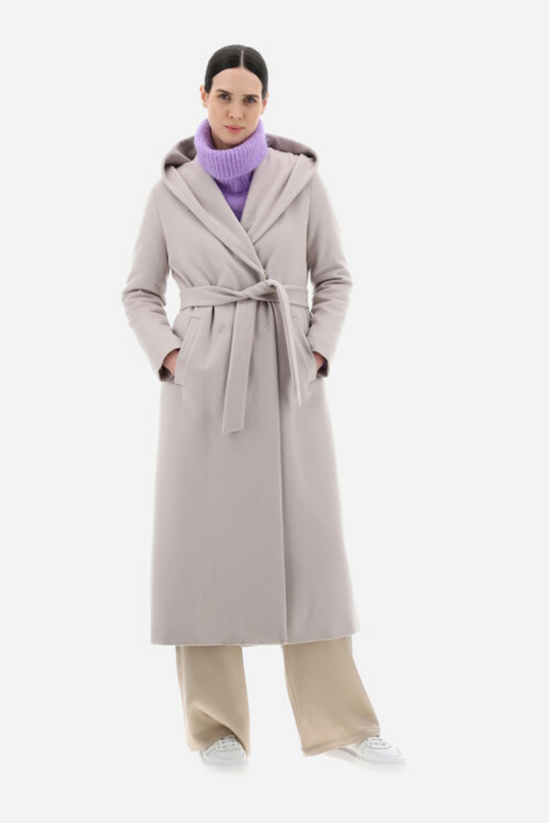 Herno  Woman's Light Beige Luxury Wool Coat