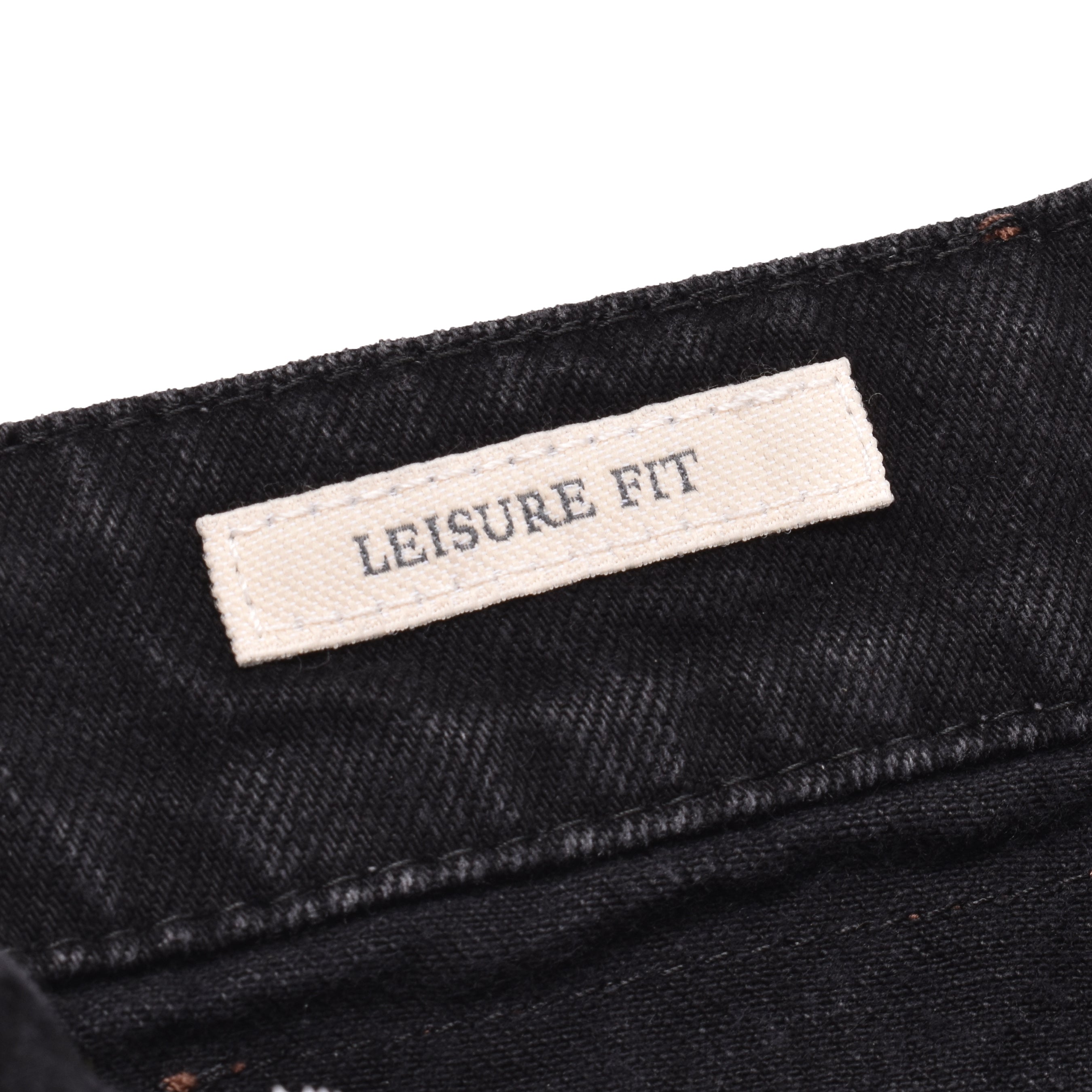 BRUNELLO CUCINELLI MEN'S BLACK FIVE-POCKET DENIM TROUSERS