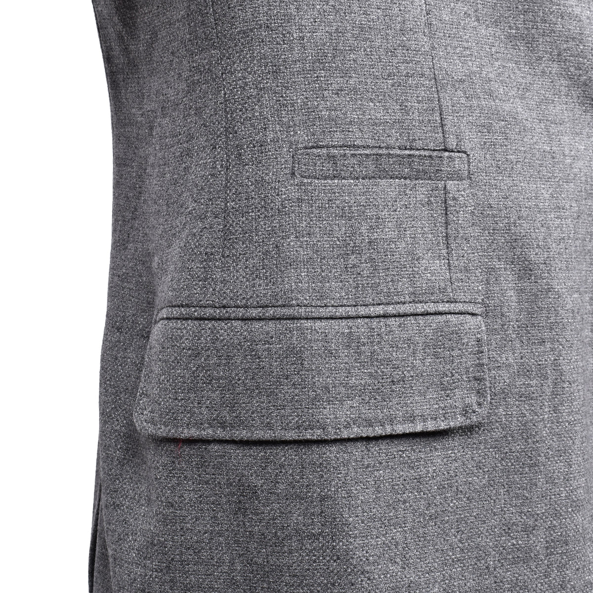 BRUNELLO CUCINELLI MEN'S GREY CASHMERE TAILORED BLAZER