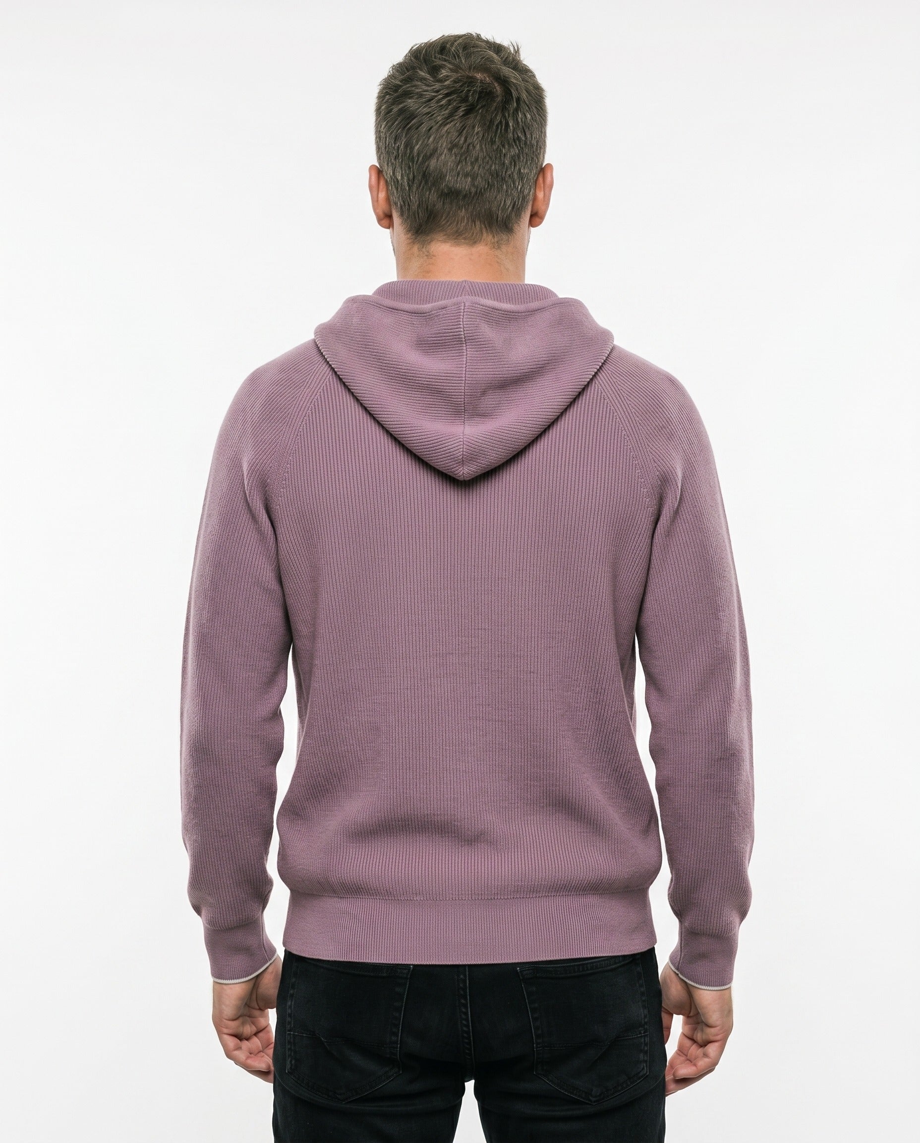 BRUNELLO CUCINELLI MEN'S MALLOW HOODED KNIT SWEATER