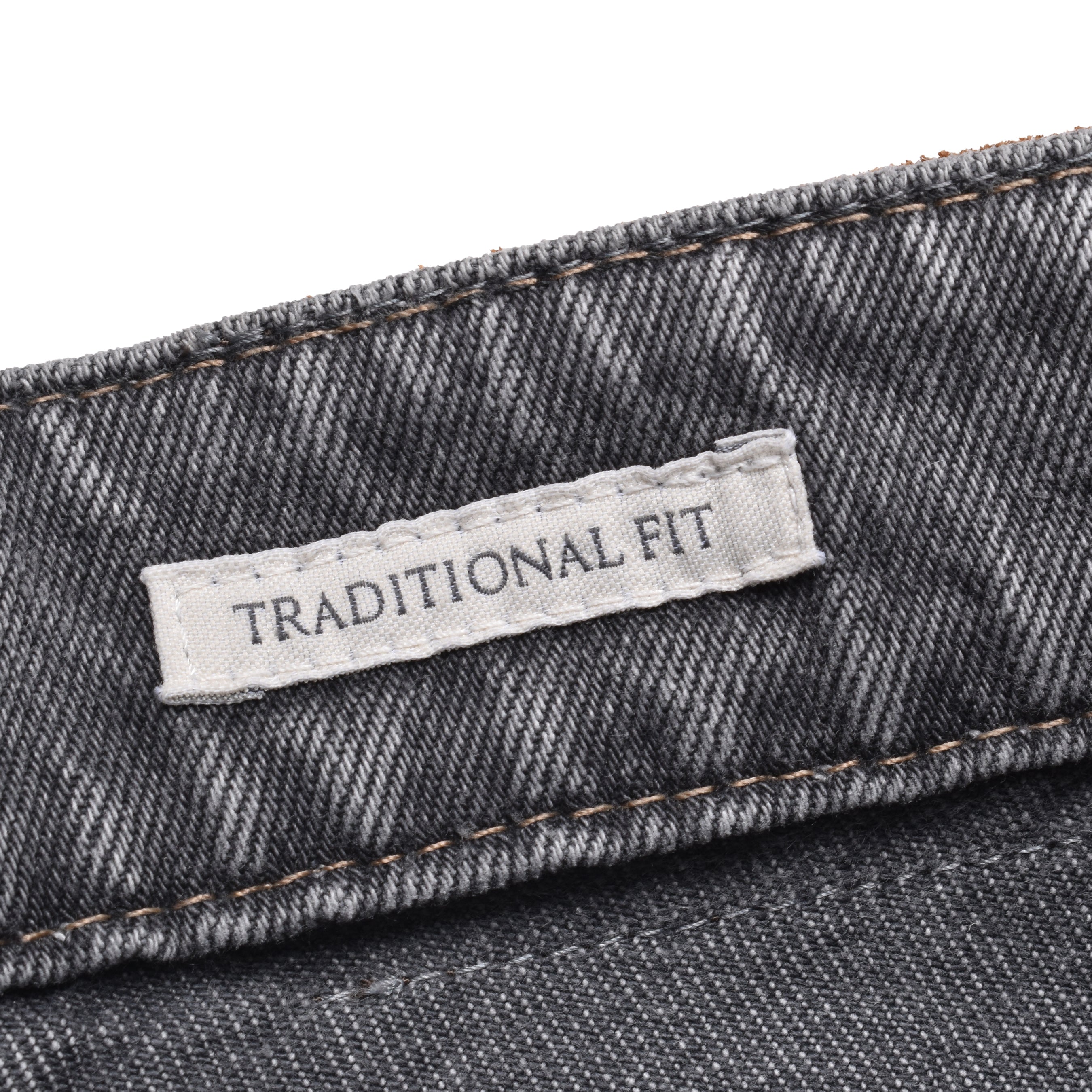 BRUNELLO CUCINELLI MEN'S GRAY DENIM FIVE-POCKET JEANS