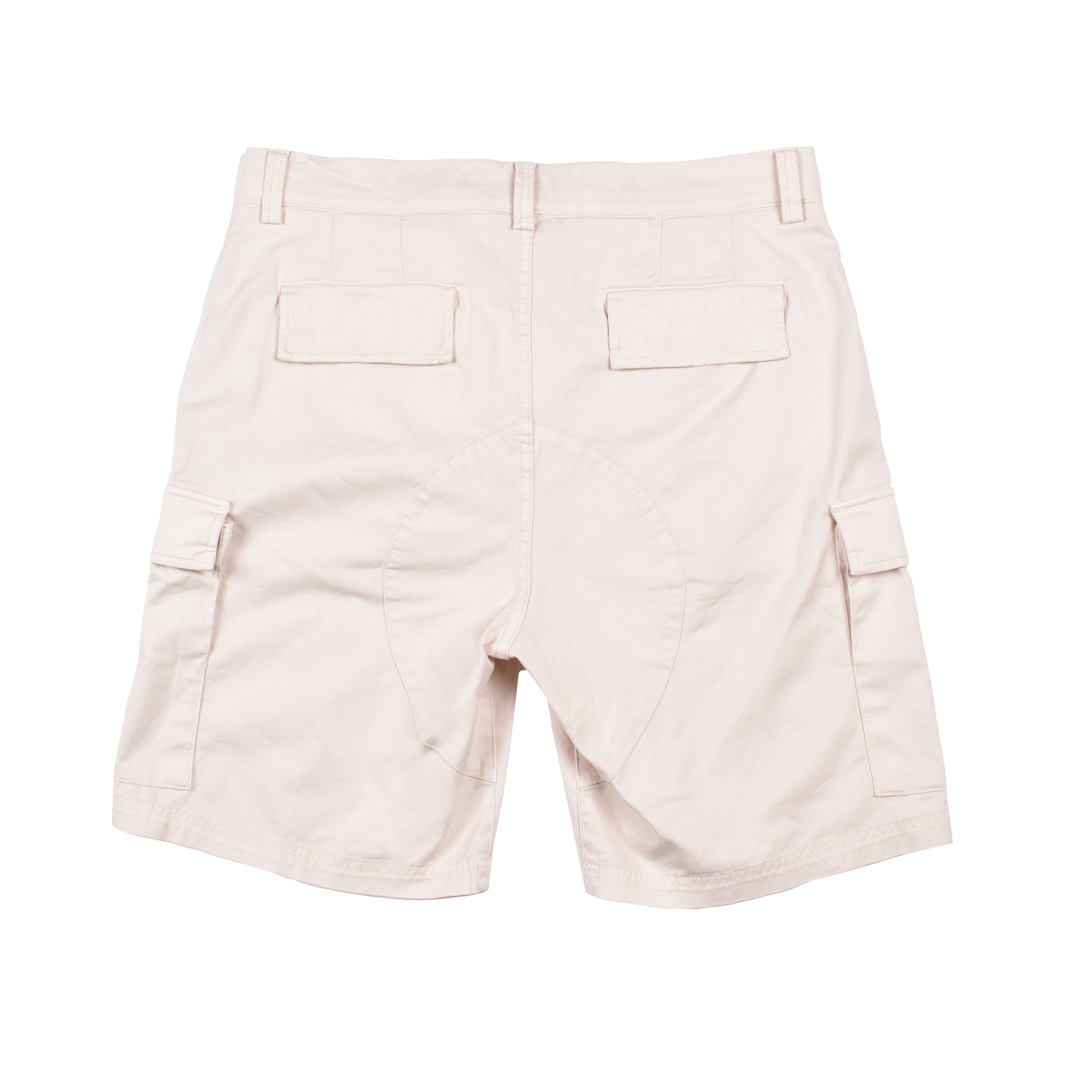 BRUNELLO CUCINELLI MEN'S OFF WHITE CARGO STYLE SHORTS