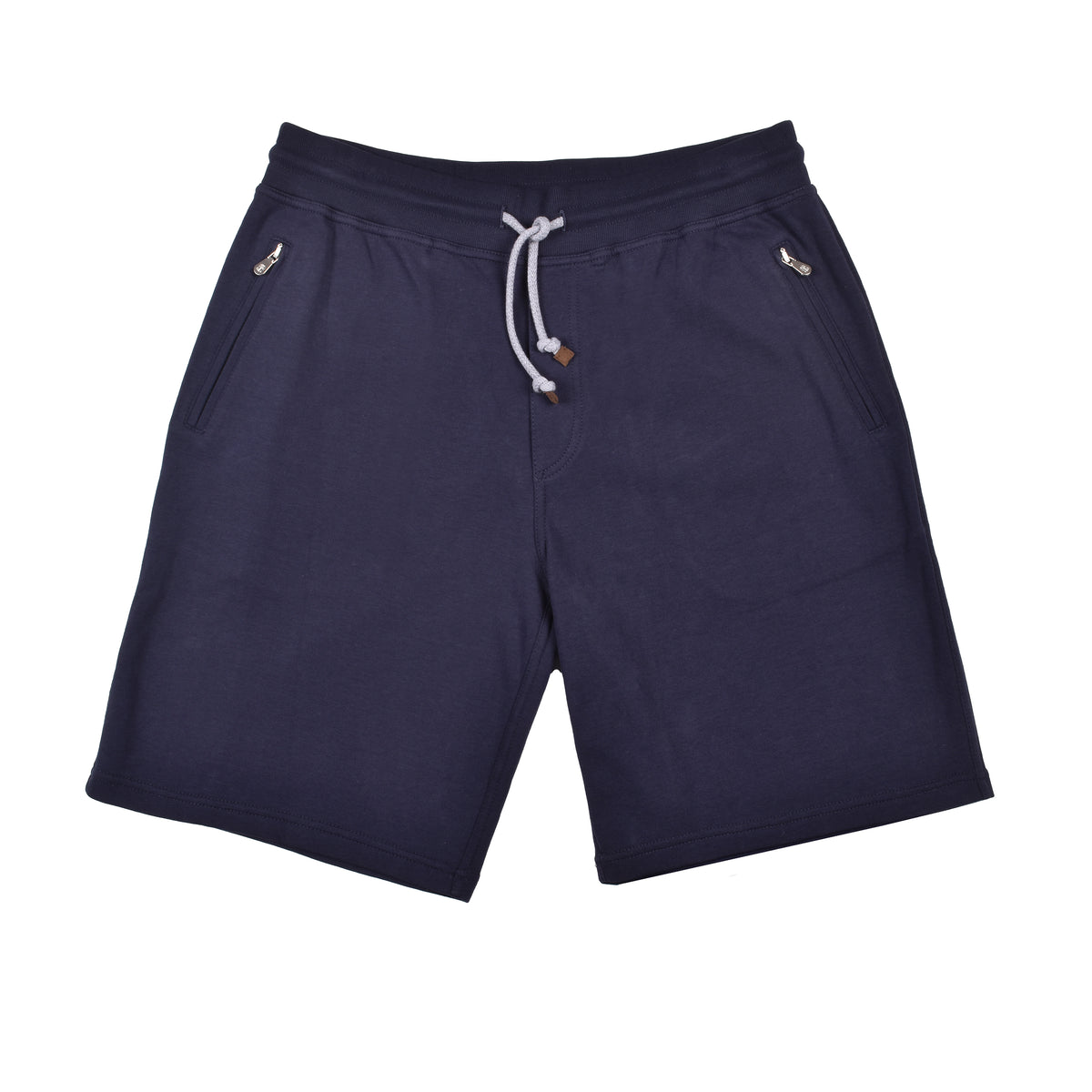 BRUNELLO CUCINELLI MEN'S DARK BLUE TAILORED SHORTS