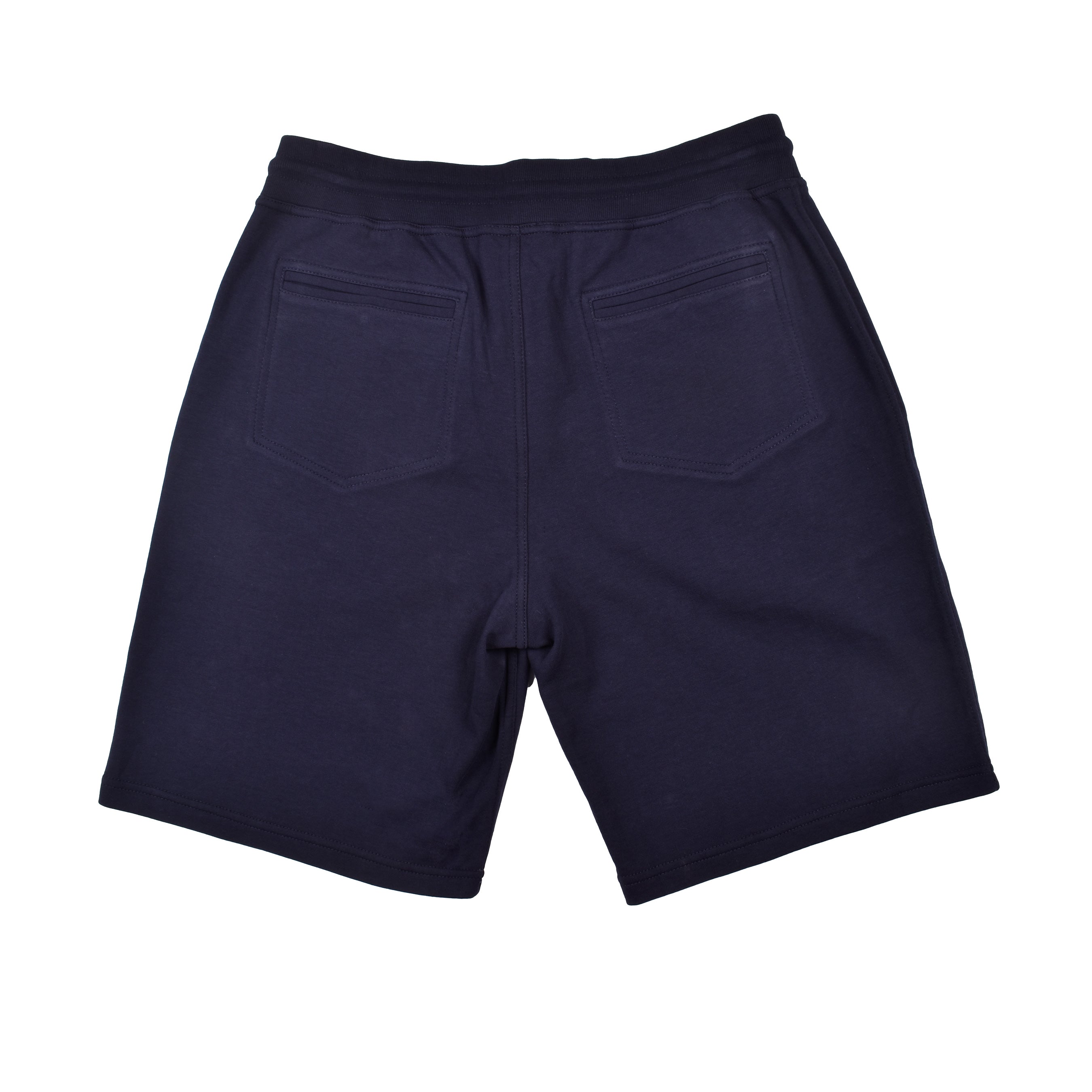 BRUNELLO CUCINELLI MEN'S COBALT TAILORED GYM SHORTS