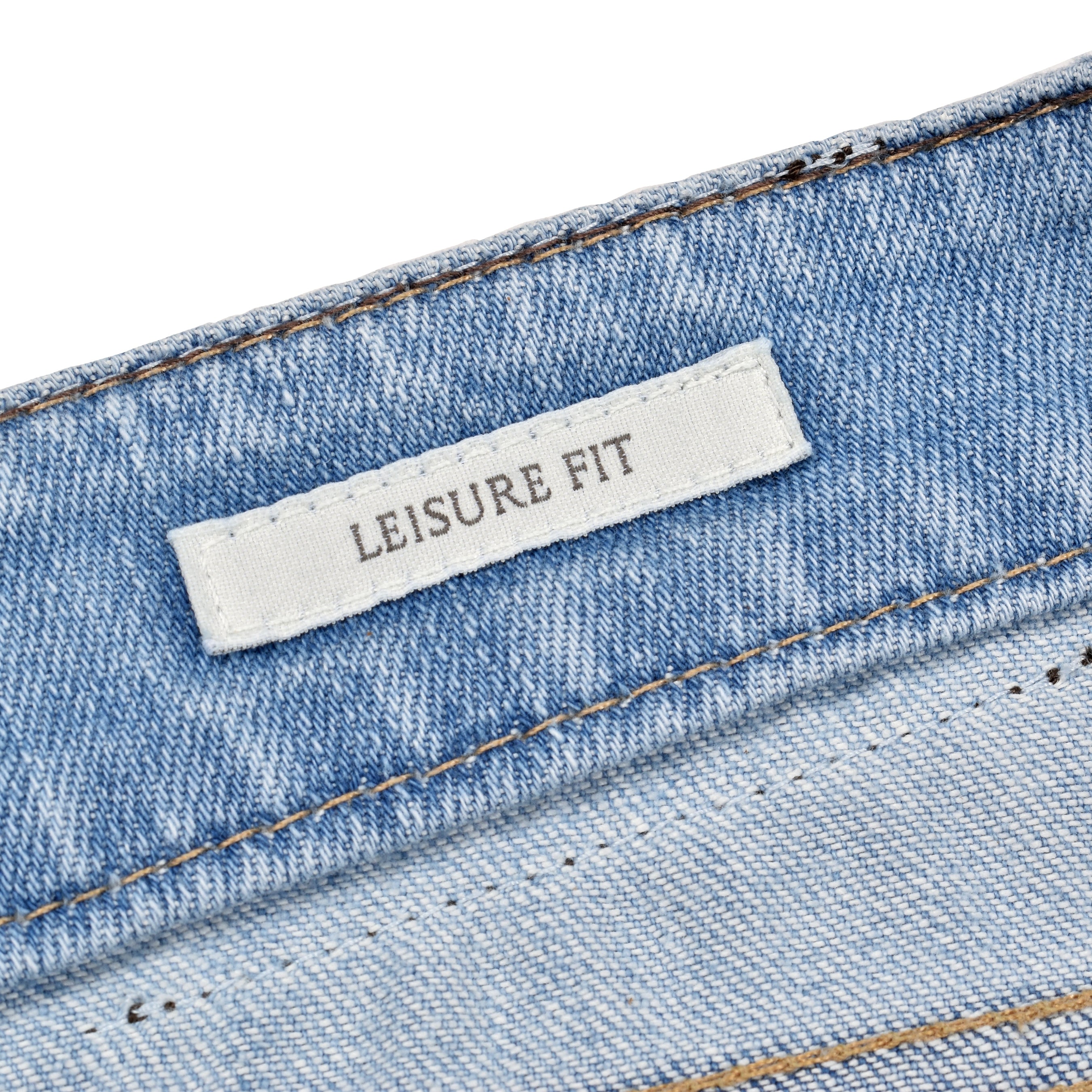 BRUNELLO CUCINELLI MEN'S LIGHT BLUE DENIM LEISURE TROUSERS