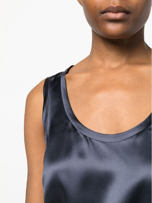 BRUNELLO CUCINELLI WOMEN'S NIGHT SKY SILK TANK TOP