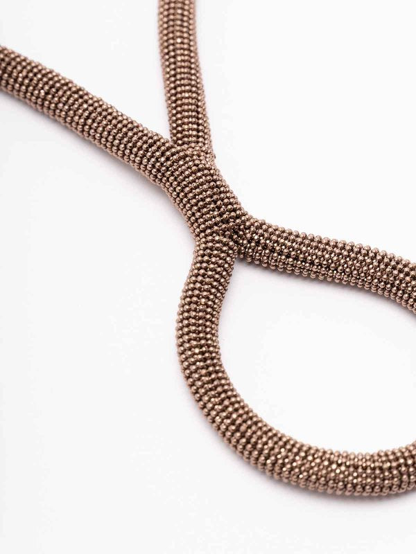 BRUNELLO CUCINELLI WOMEN'S TESTA DI MORO SILVER CHAIN NECKLACE