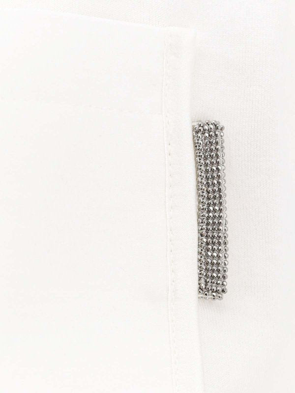 BRUNELLO CUCINELLI WOMEN'S WHITE COTTON RELAXED SHIRT