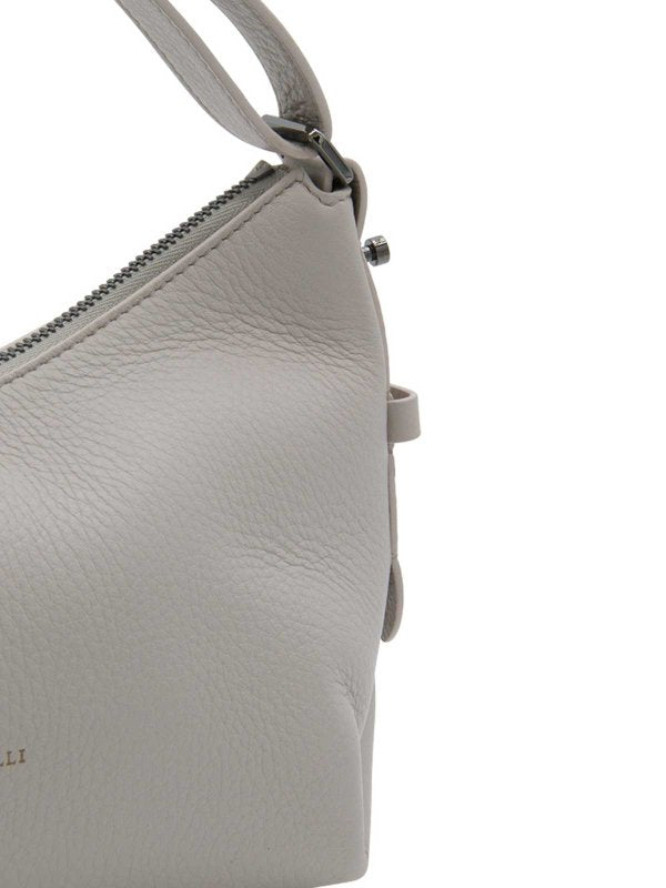 BRUNELLO CUCINELLI WOMEN'S QUARZO LEATHER SHOULDER BAG