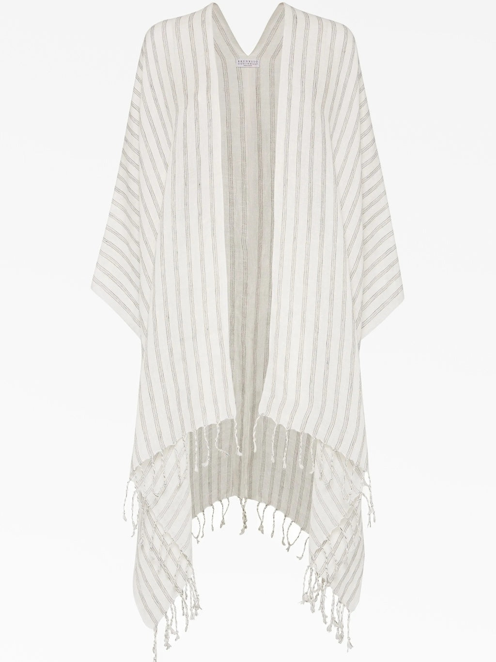 BRUNELLO CUCINELLI WOMEN'S OFF WHITE LINEN SCARF