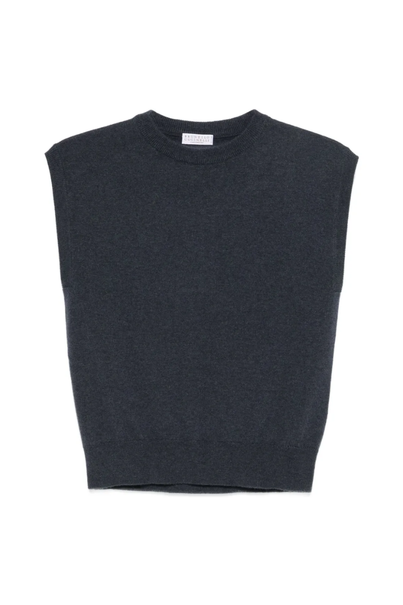 Brunello Cucinelli Pure Cashmere Vest M12189100P