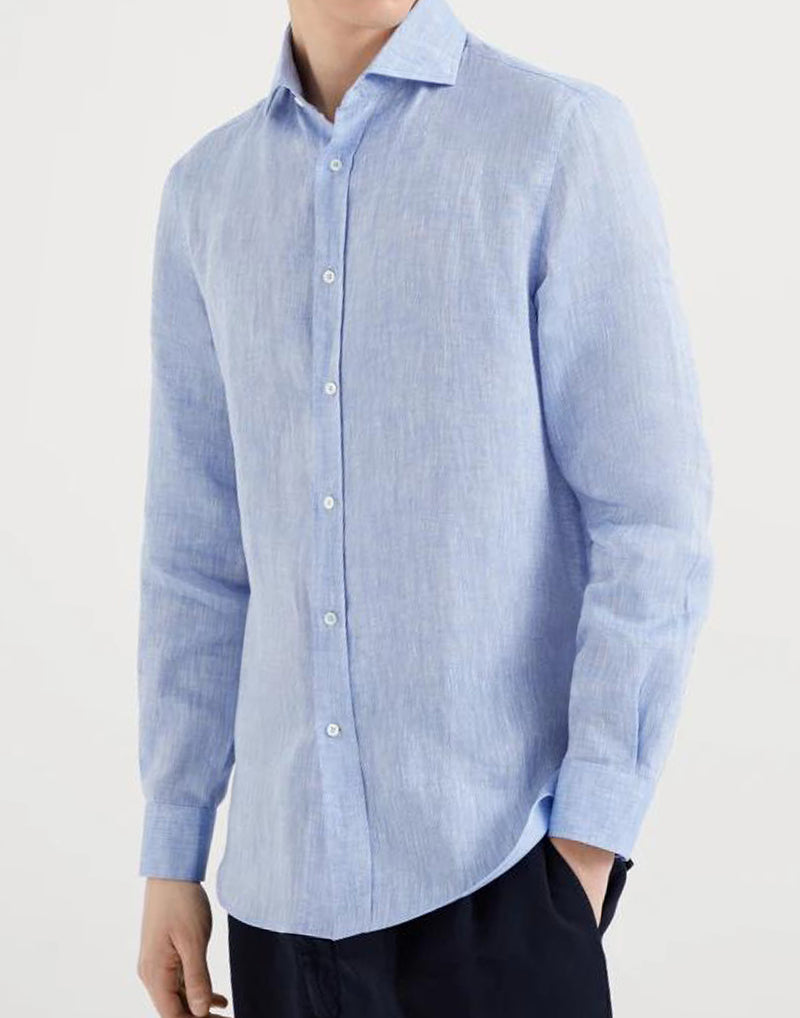 BRUNELLO CUCINELLI MEN'S SHIRT MS6500627_C014 NWT