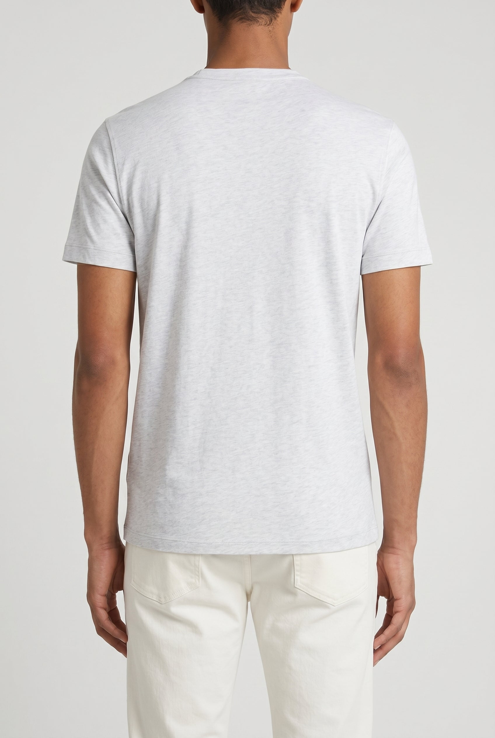 BRUNELLO CUCINELLI MEN'S PEARL COTTON CREW NECK SHIRT