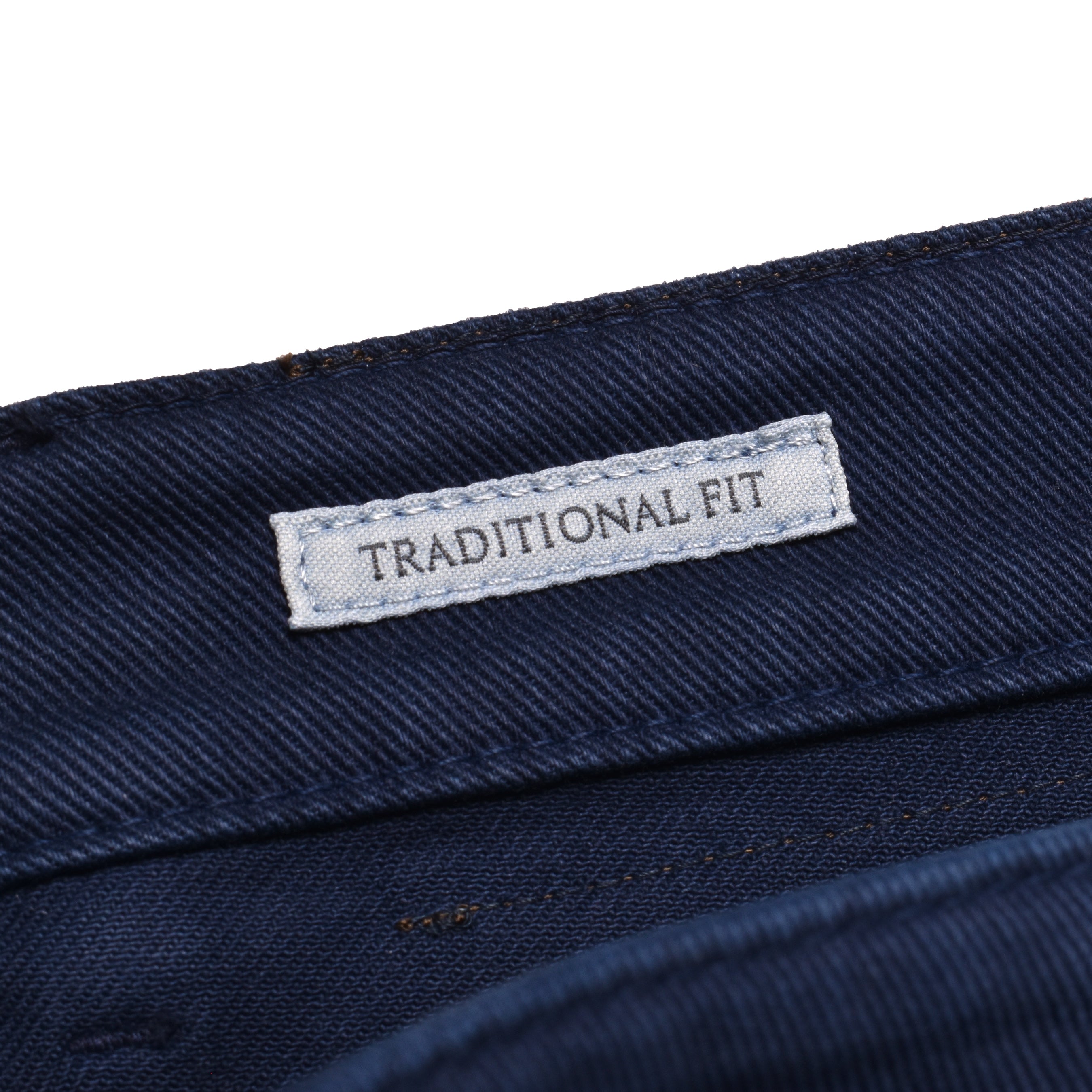 BRUNELLO CUCINELLI MEN'S DARK BLUE TRADITIONAL FIT TROUSERS
