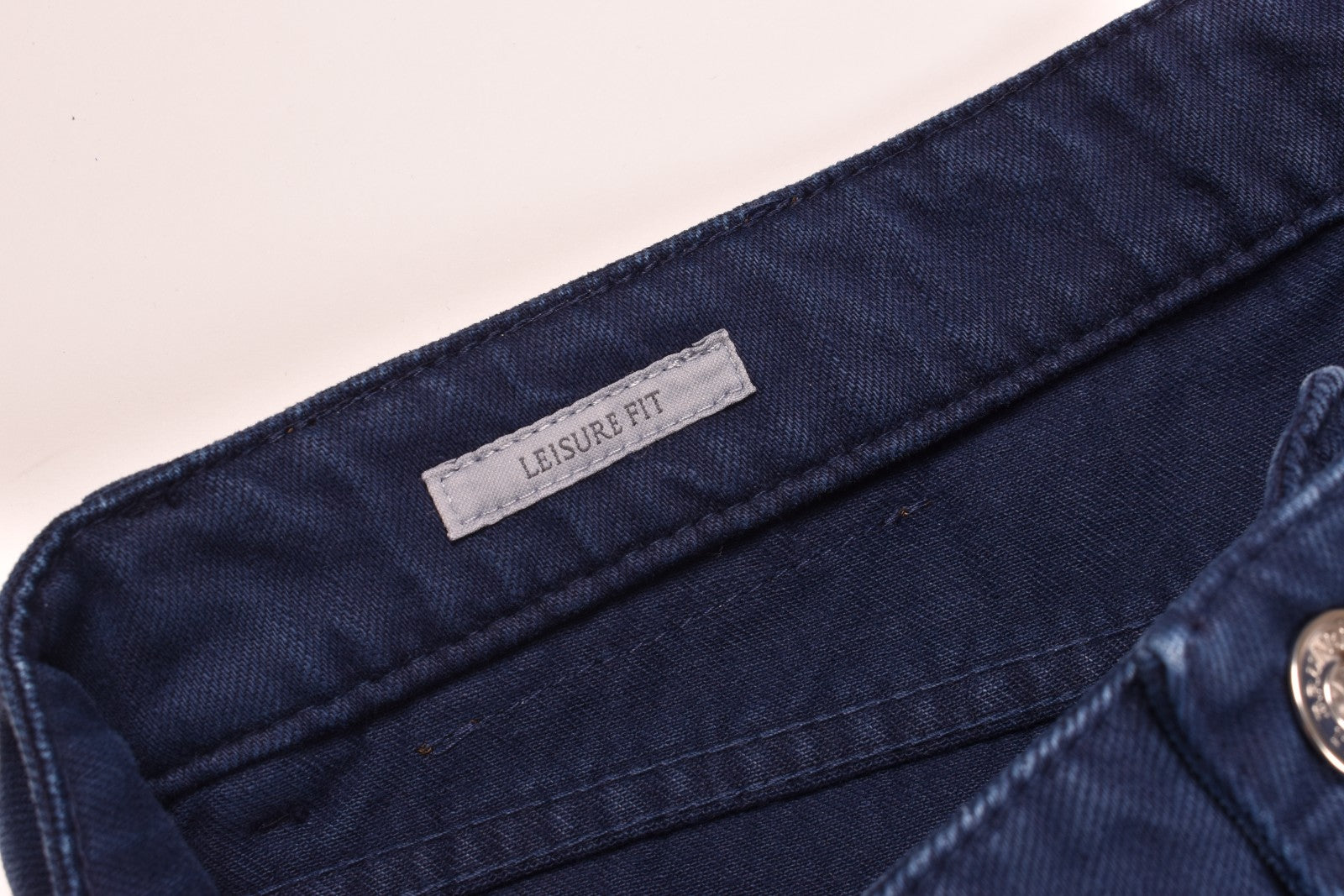 BRUNELLO CUCINELLI MEN'S DARK BLUE STRAIGHT TROUSERS
