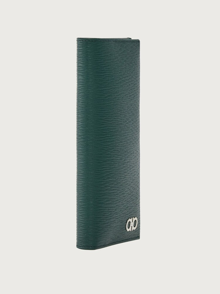 FERRAGAMO MEN'S GREEN CALF LEATHER ACCESSORY
