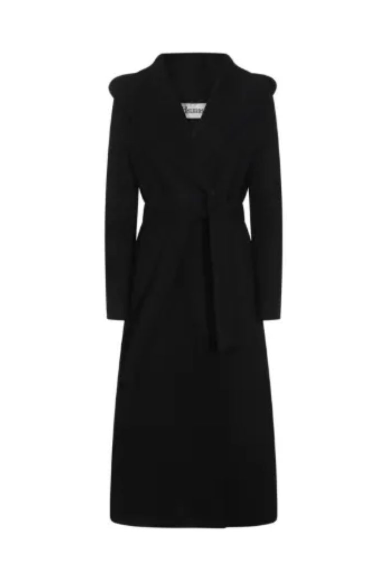 Herno  Woman's Belted Coat In Black