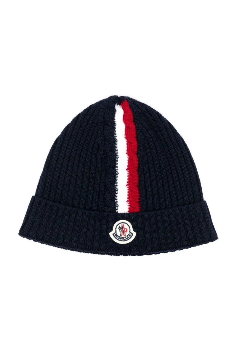 Moncler Enfant
Logo-patch Striped Beanie