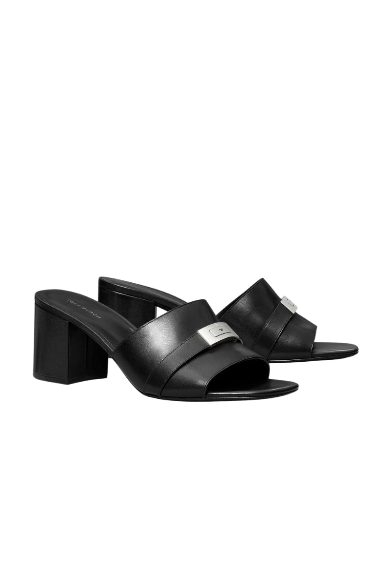 Tory Burch Leelee Heeled Mule 
Perfect Black 181952-004