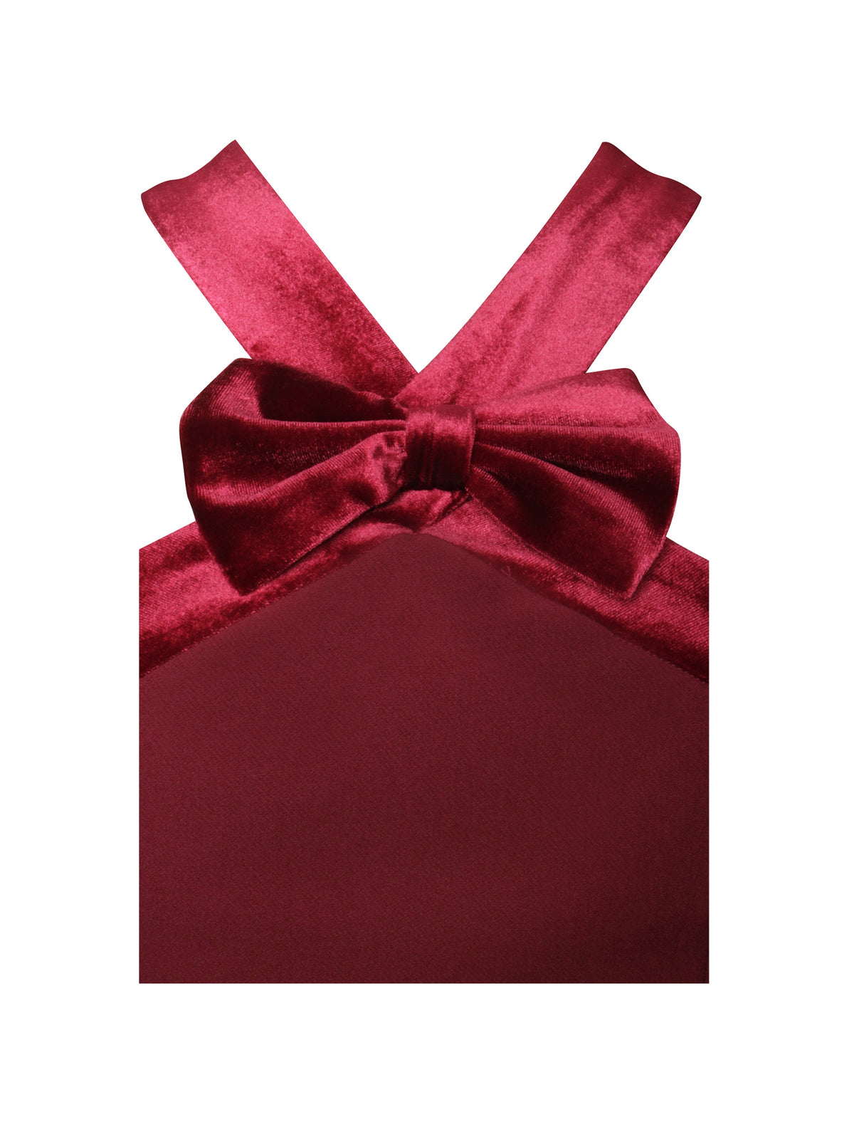 Barbra Red Cross Straps Bodycon Mini Dress with Bubble Hem (Archive Sale）