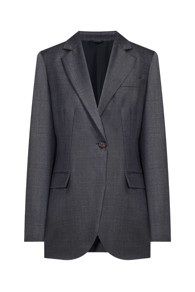 Brunello Cucinelli Wool Relaxed-Fit Jacket