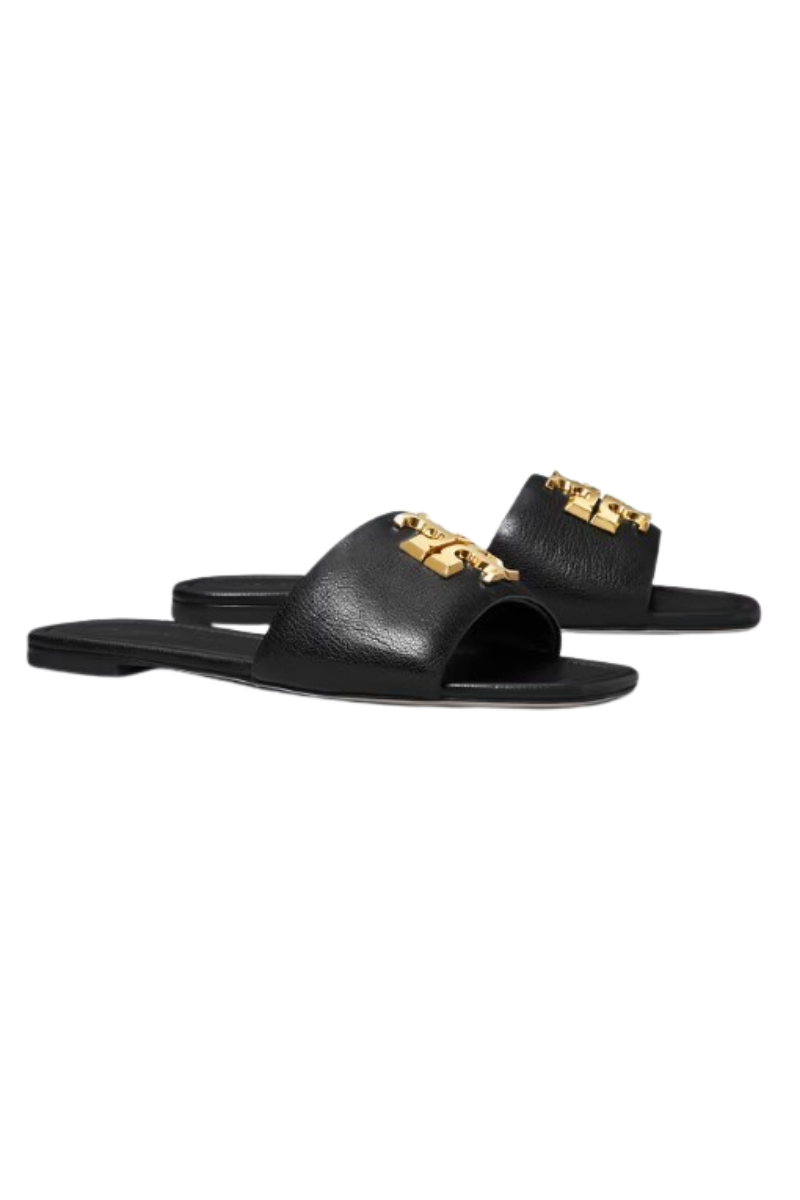 Tory Burch Eleanor Slide Perfect Black / Gold 157966006
