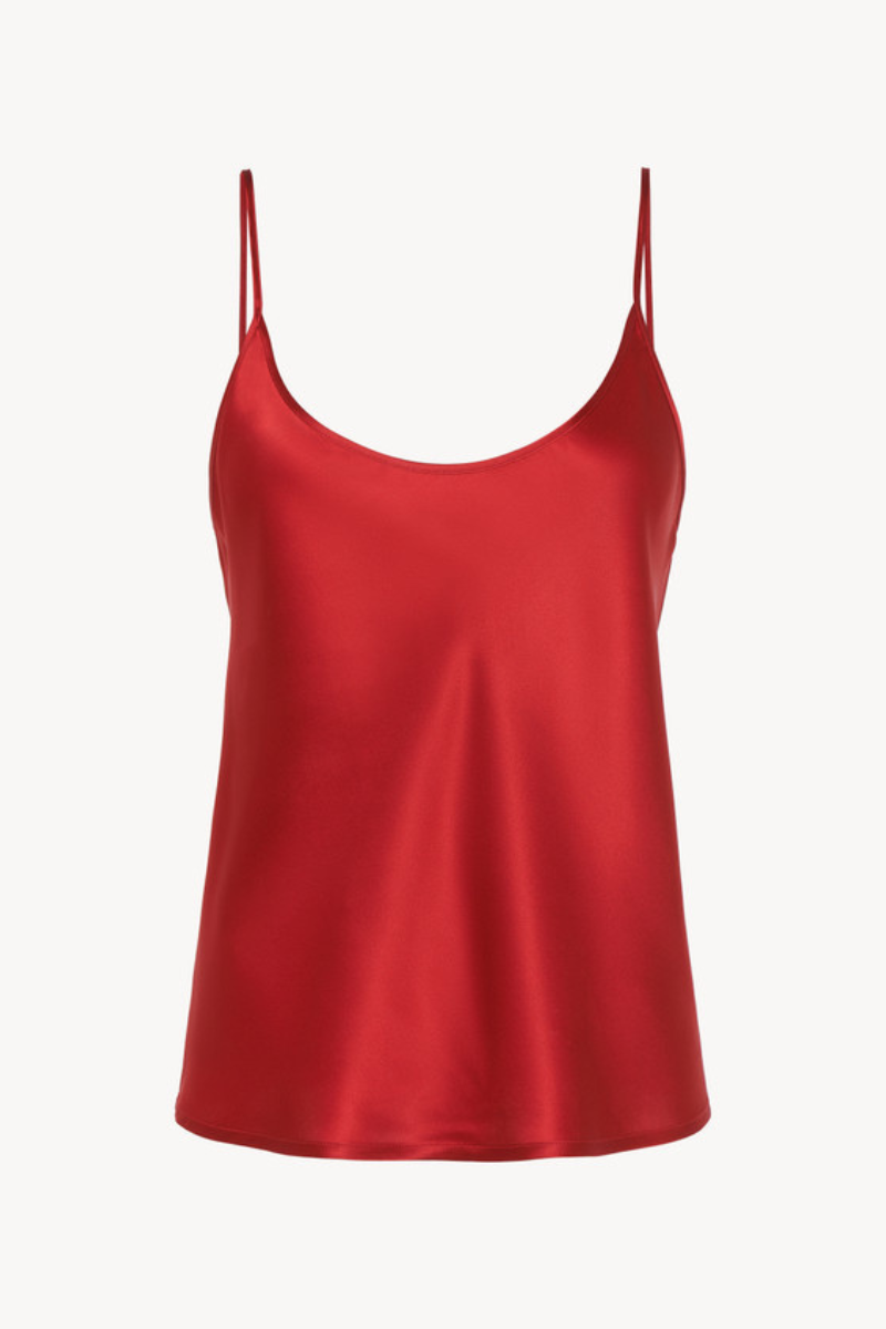La Perla Silk Camisole In Garnet