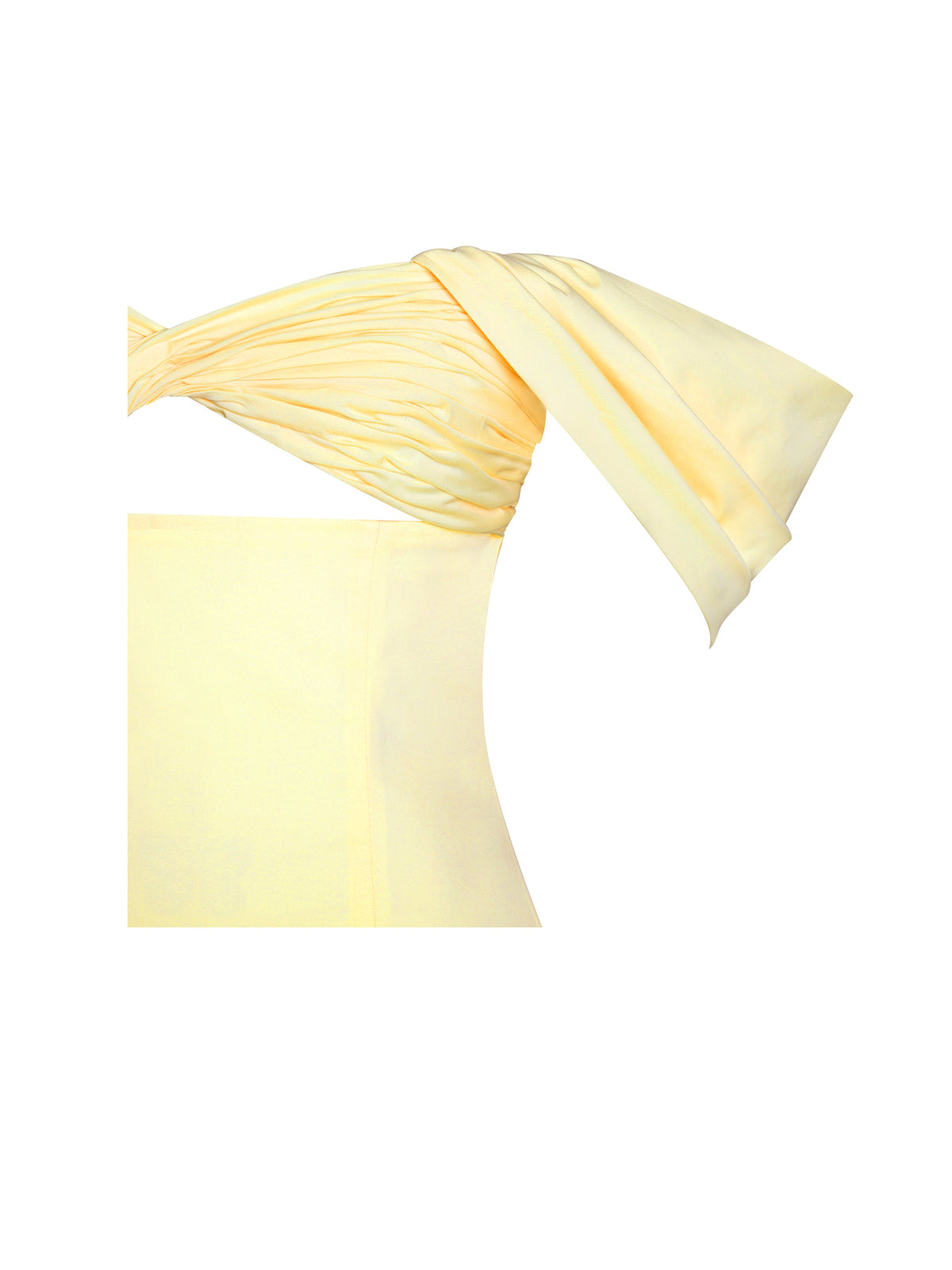 Umika Butter Yellow Bubble Hem Mini Dress (Archive Sale)