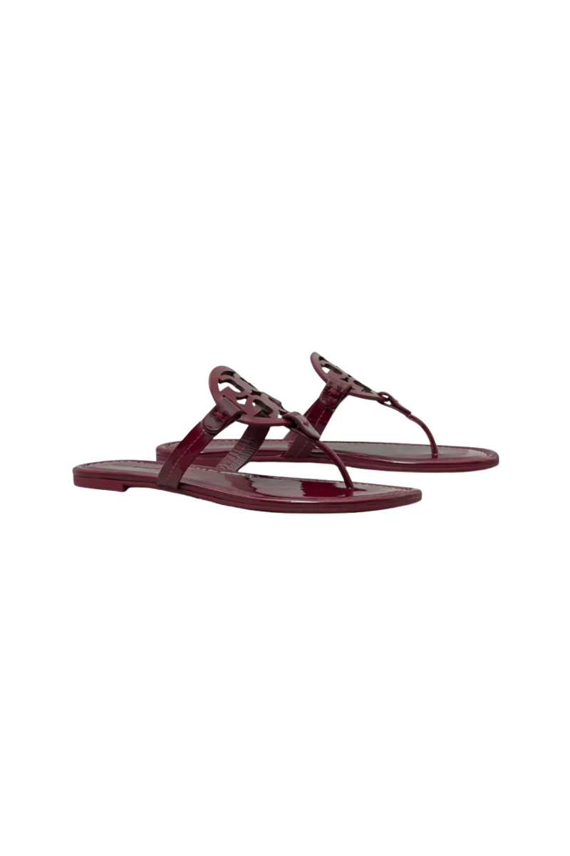 Tory Burch Miller Patent Leather Dark Raspberry 178502-977