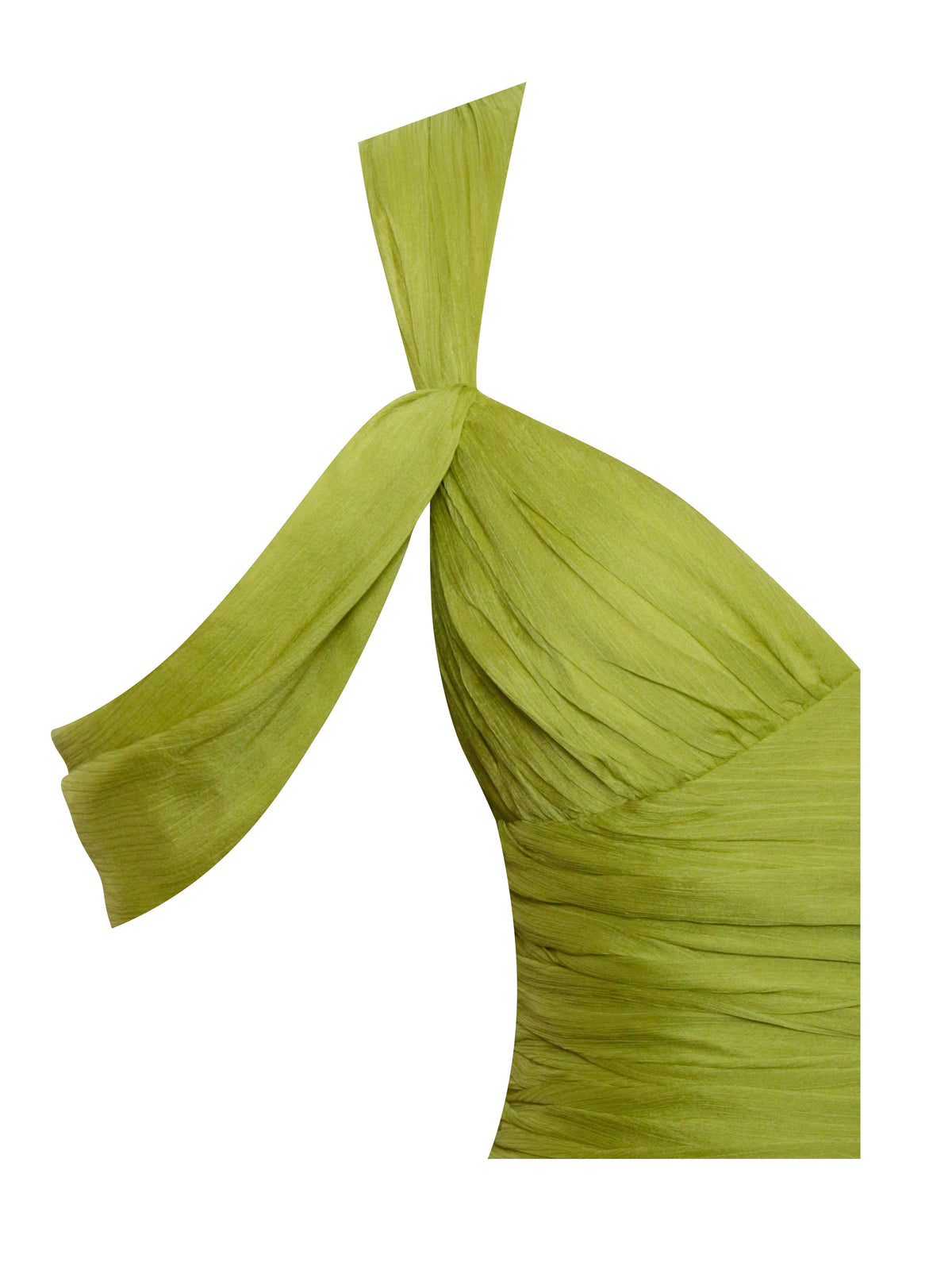 Frani Olive Green Layered Mesh Mini Dress (Archive Sale)