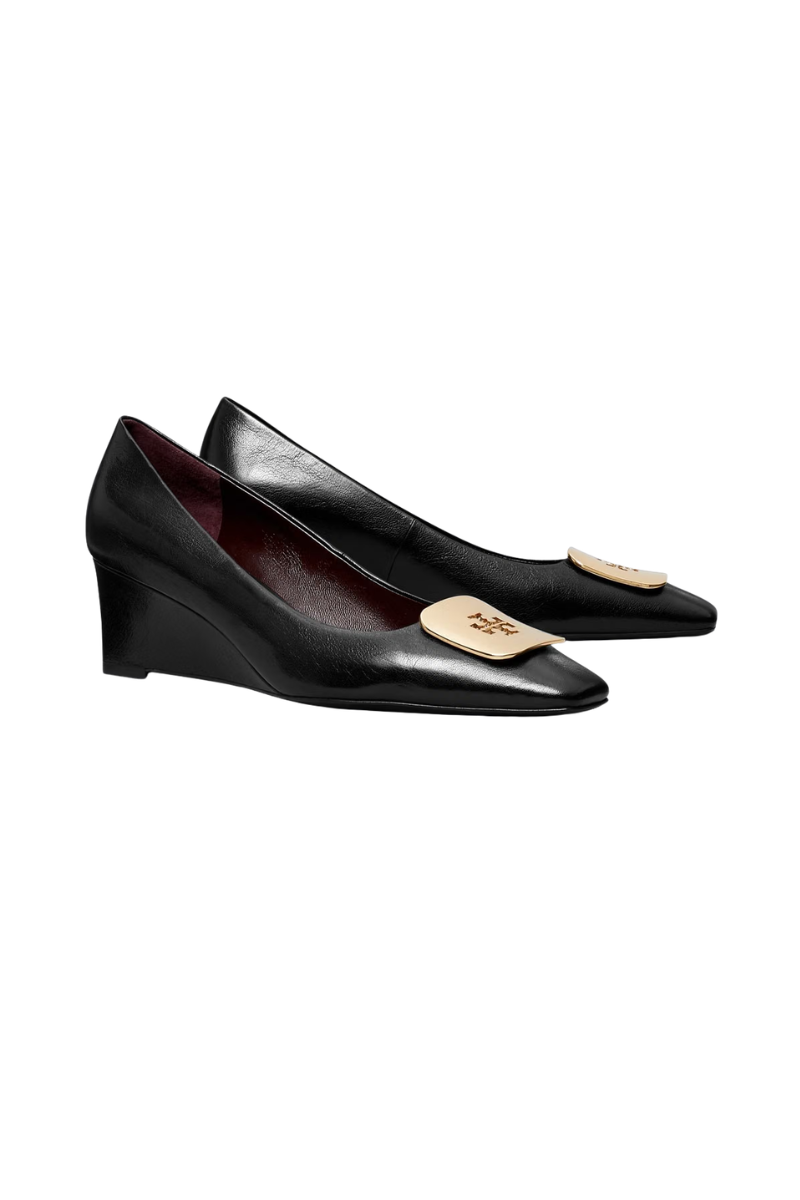 Tory Burch Georgia Wedge Heels 55MM Perfect Black 158202006