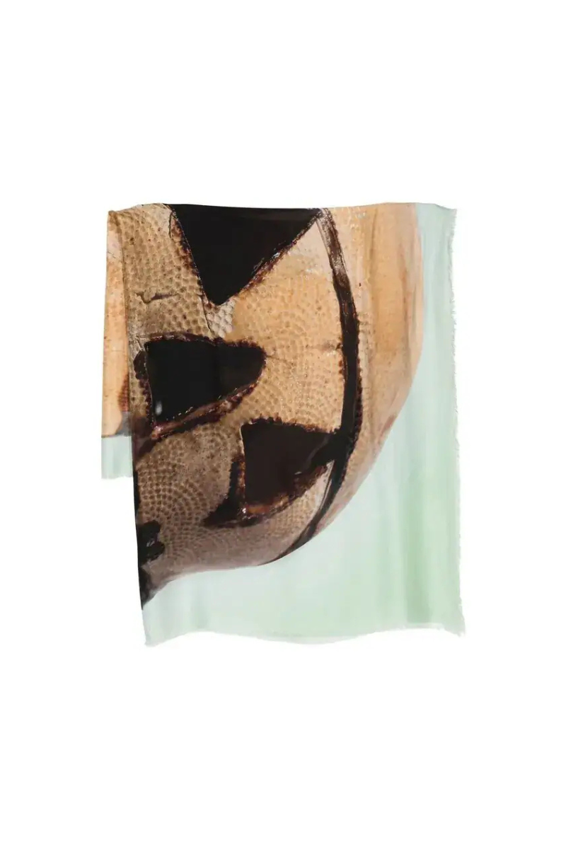 Givenchy Halloween Pumpkin Print Scarf 45x45